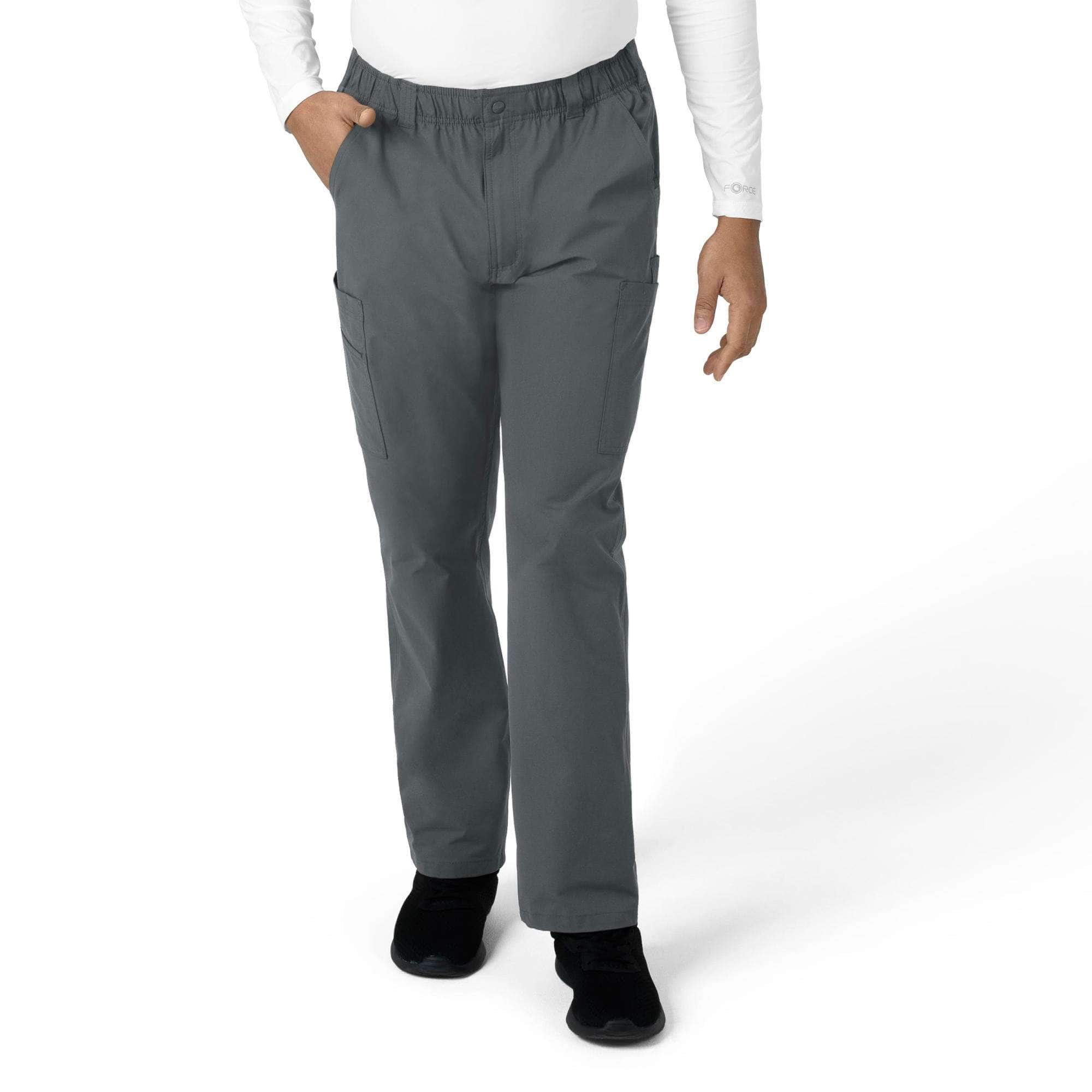 Force essentials straight leg cargo scrub pant