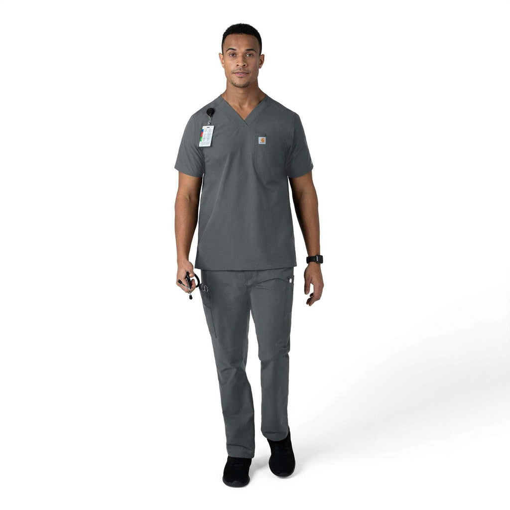 Force essentials straight leg cargo scrub pant