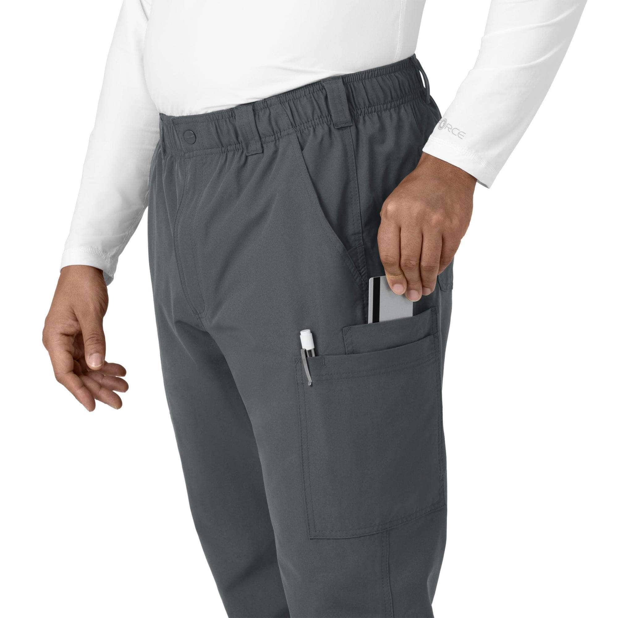 Force essentials straight leg cargo scrub pant