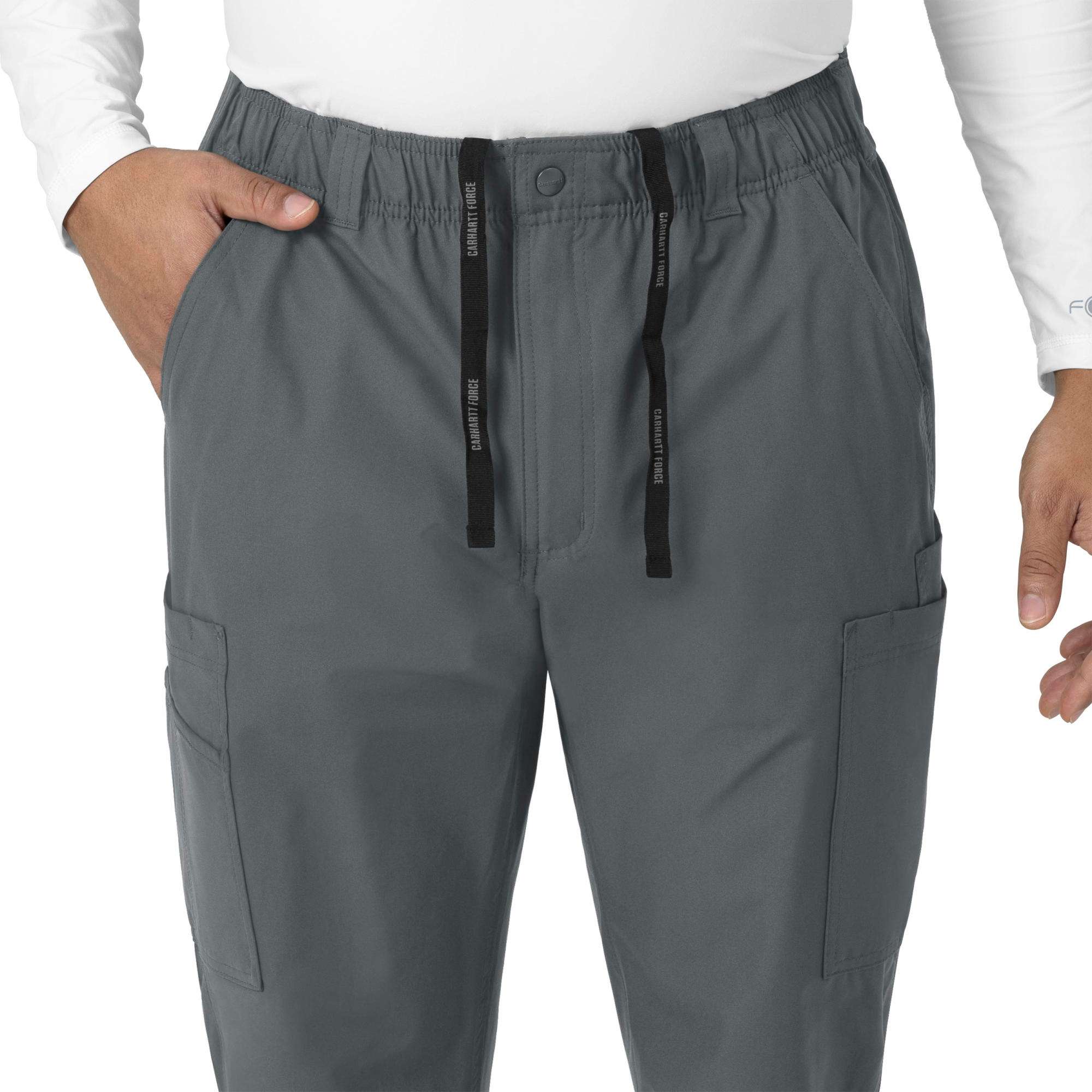 Force essentials straight leg cargo scrub pant