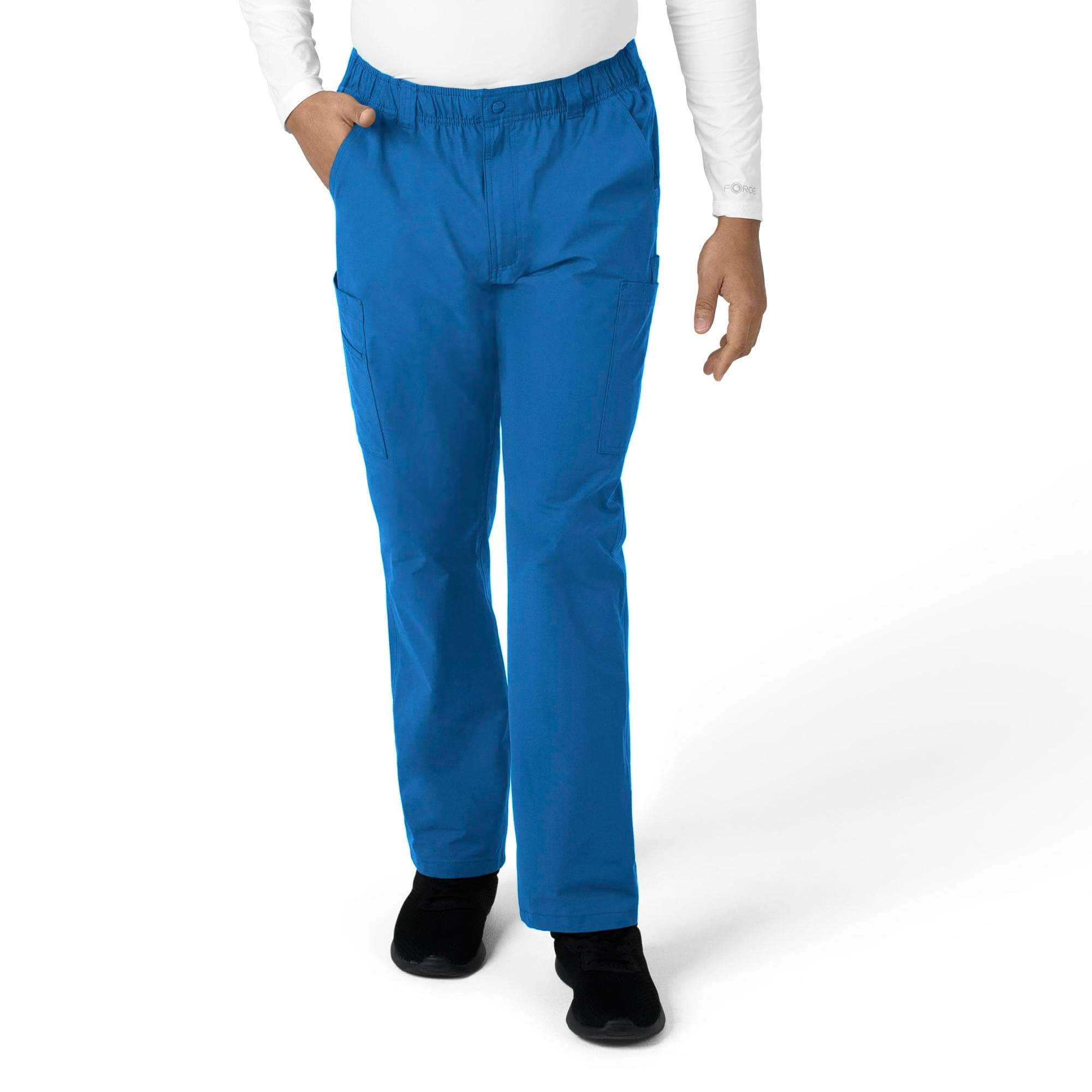 Force essentials straight leg cargo scrub pant