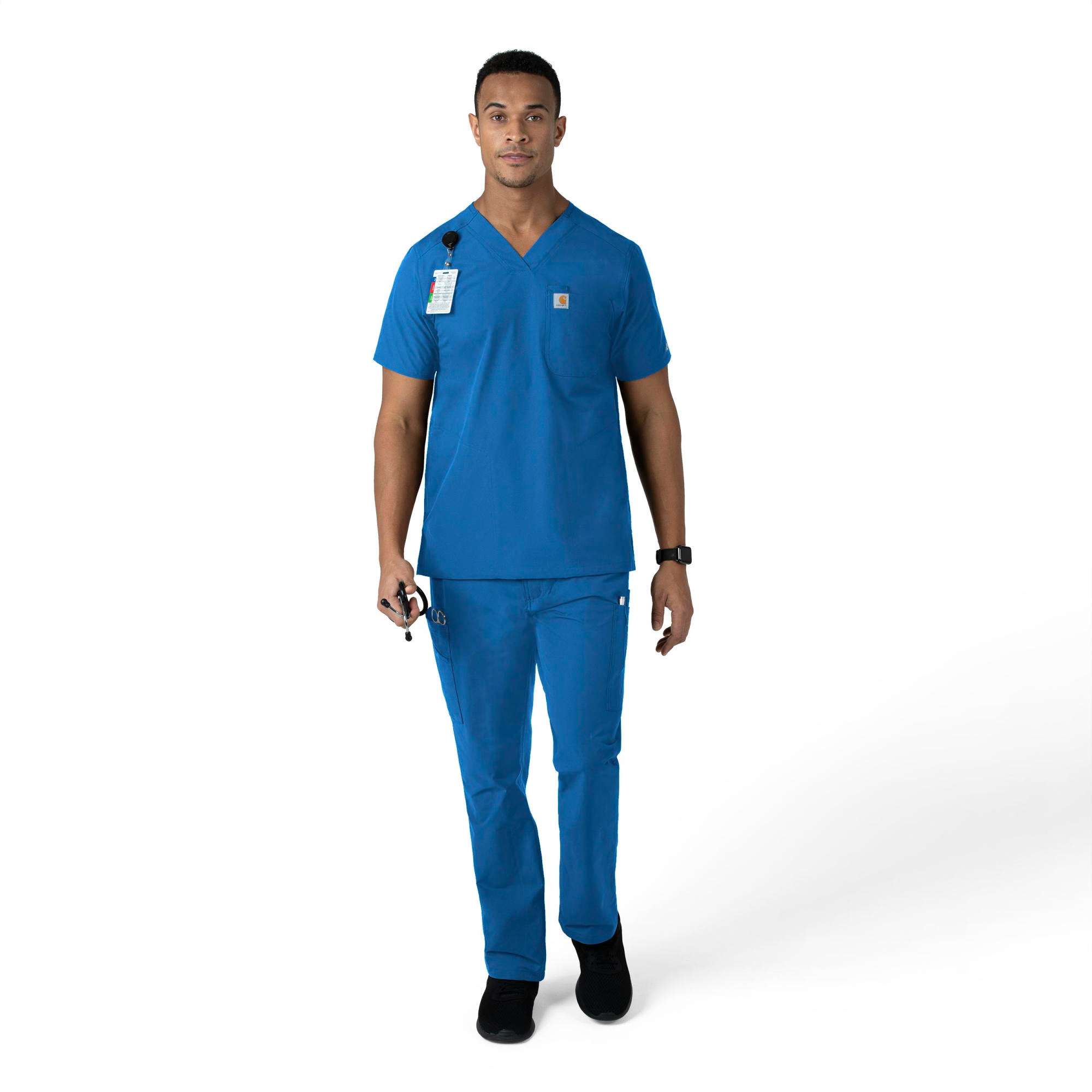 Force essentials straight leg cargo scrub pant