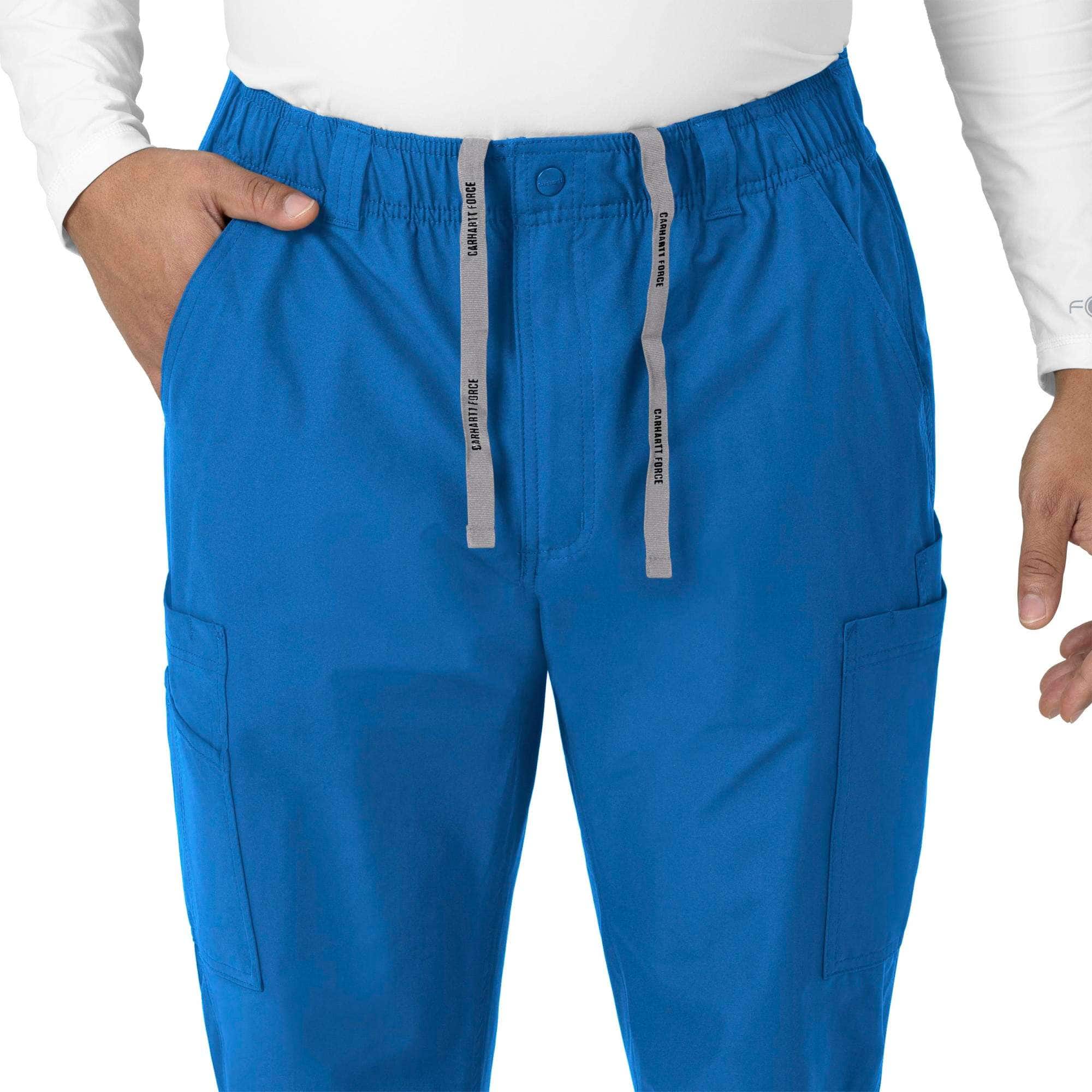 Force essentials straight leg cargo scrub pant