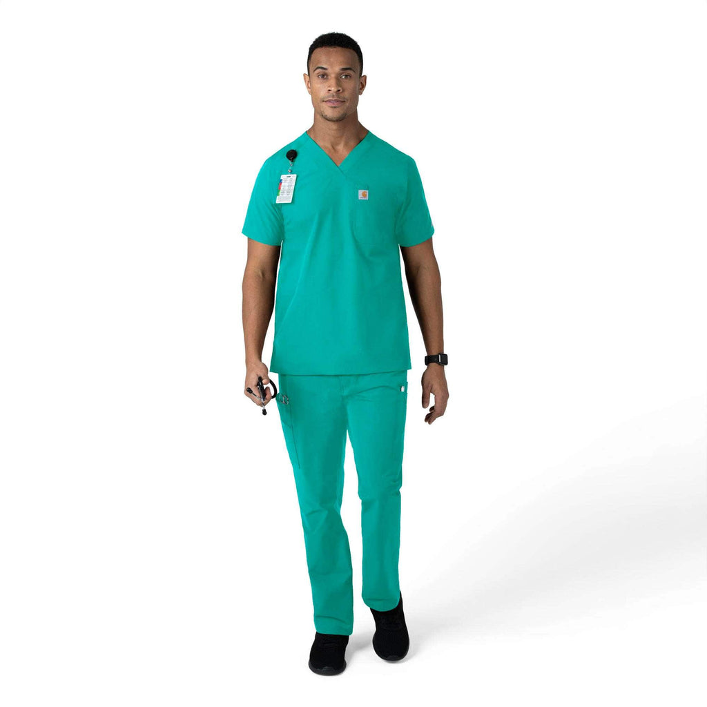 Force essentials straight leg cargo scrub pant