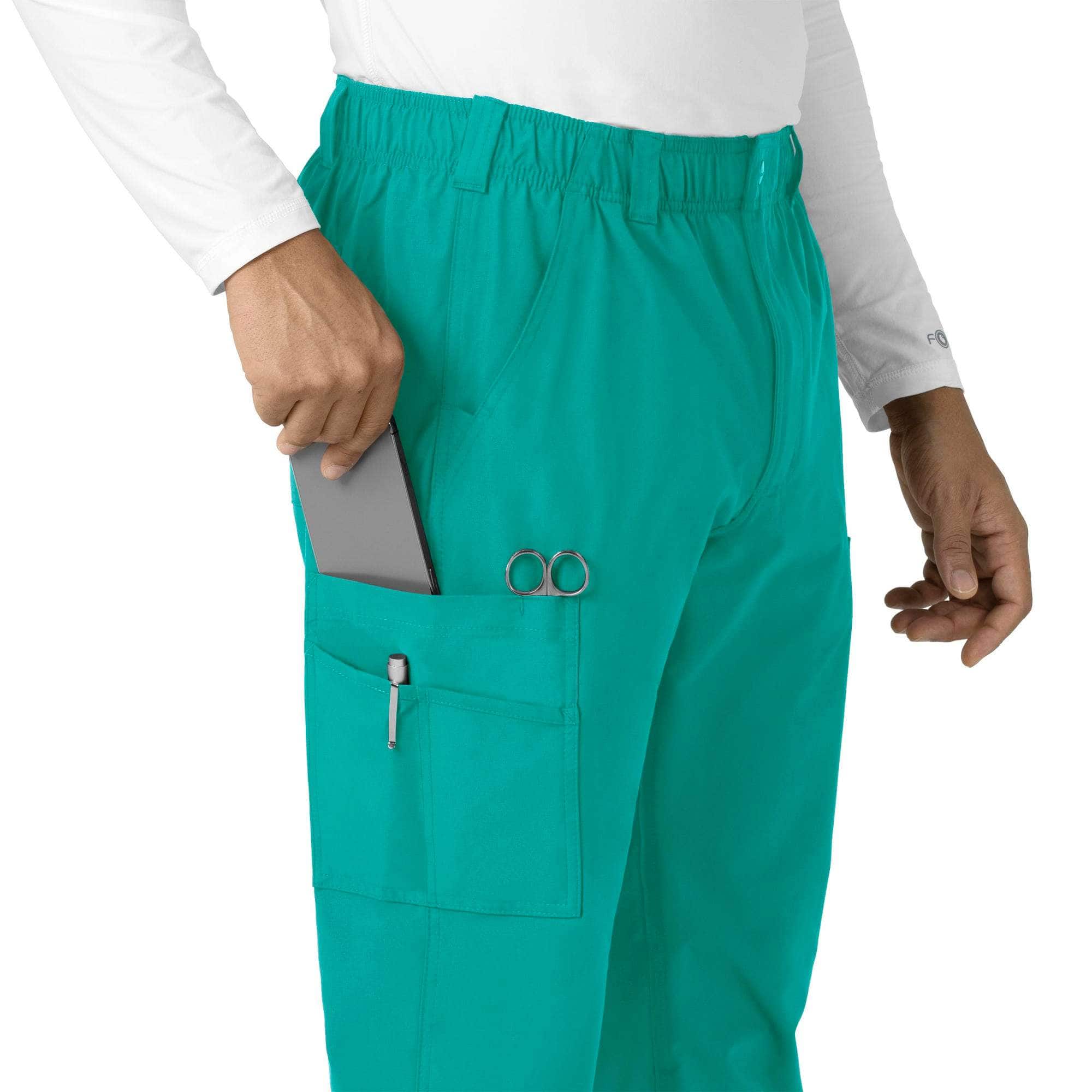 Force essentials straight leg cargo scrub pant