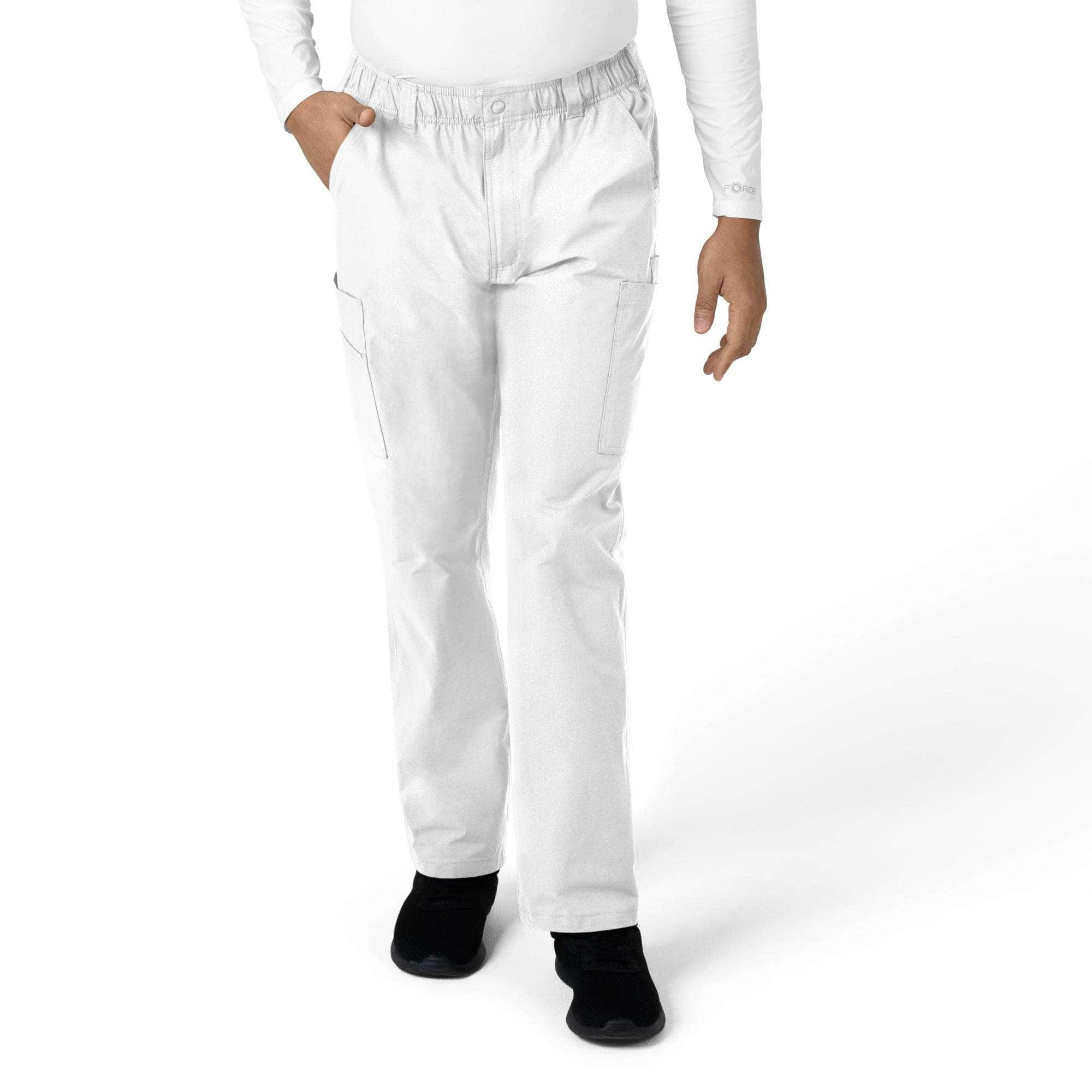Force essentials straight leg cargo scrub pant