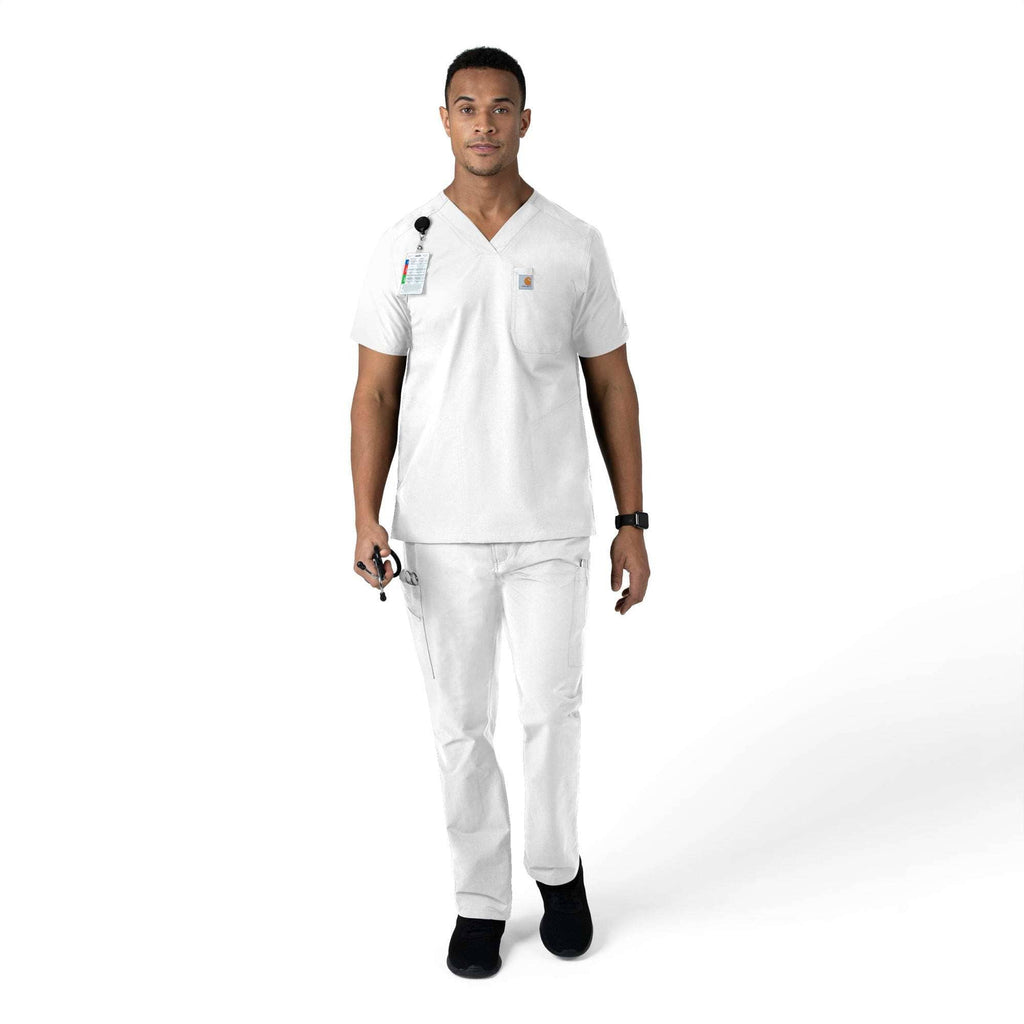 Force essentials straight leg cargo scrub pant