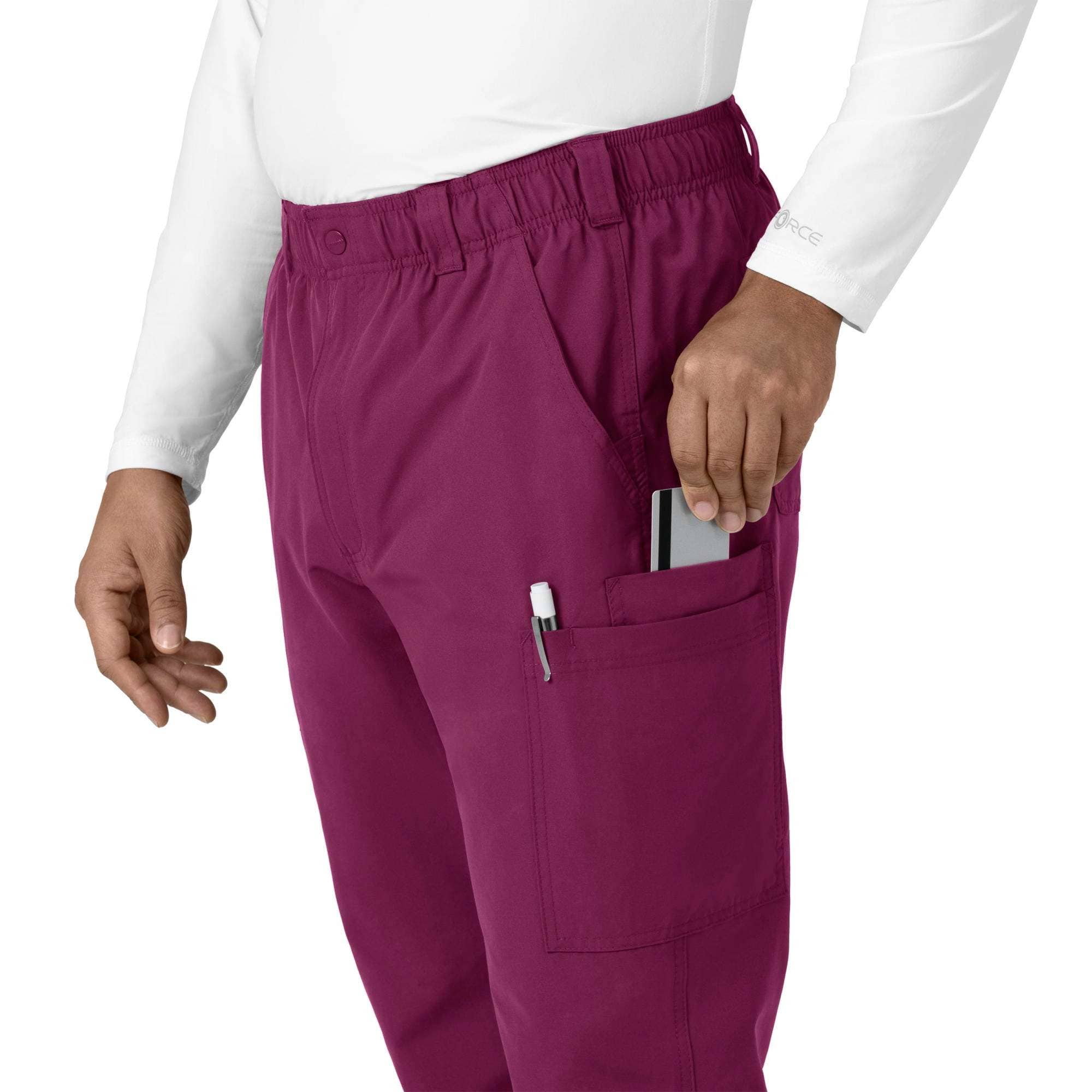 Force essentials straight leg cargo scrub pant