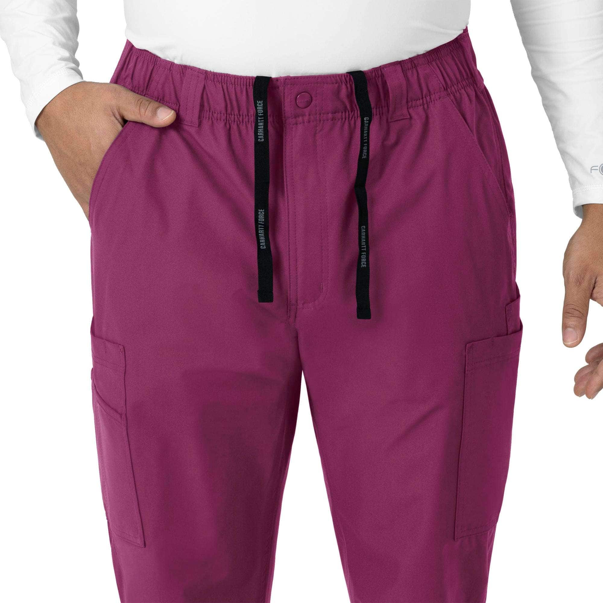 Force essentials straight leg cargo scrub pant