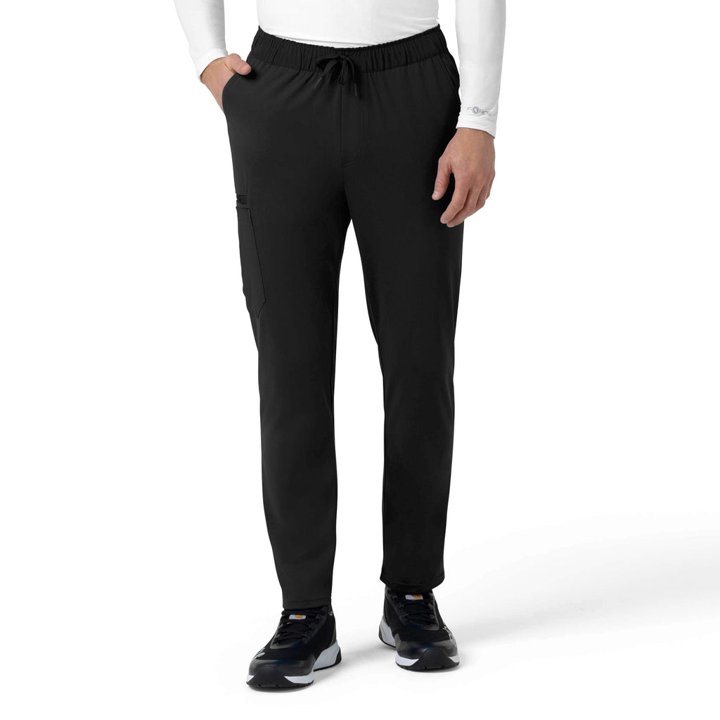 Force cross-flex knit straight leg tapered scrub pant