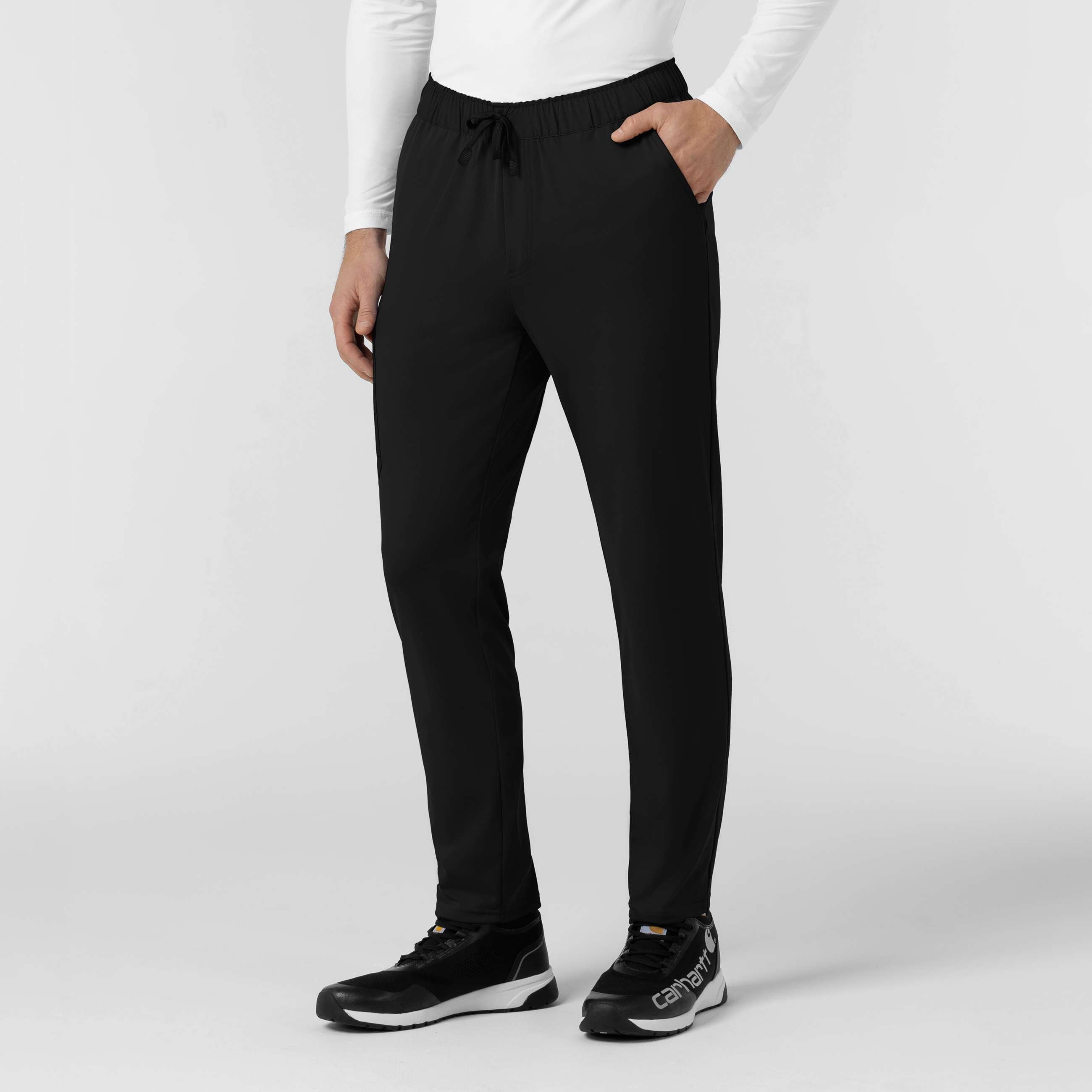 Force cross-flex knit straight leg tapered scrub pant