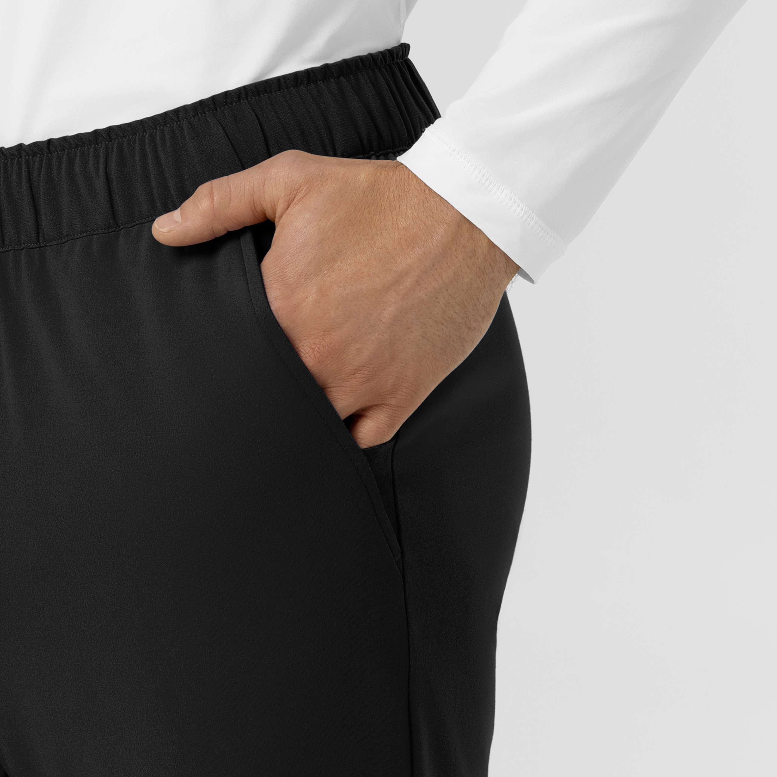 Force cross-flex knit straight leg tapered scrub pant