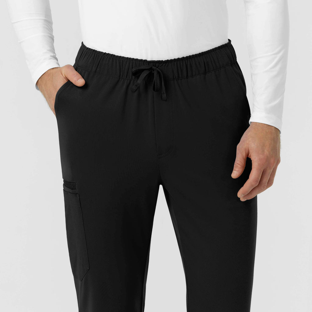 Force cross-flex knit straight leg tapered scrub pant