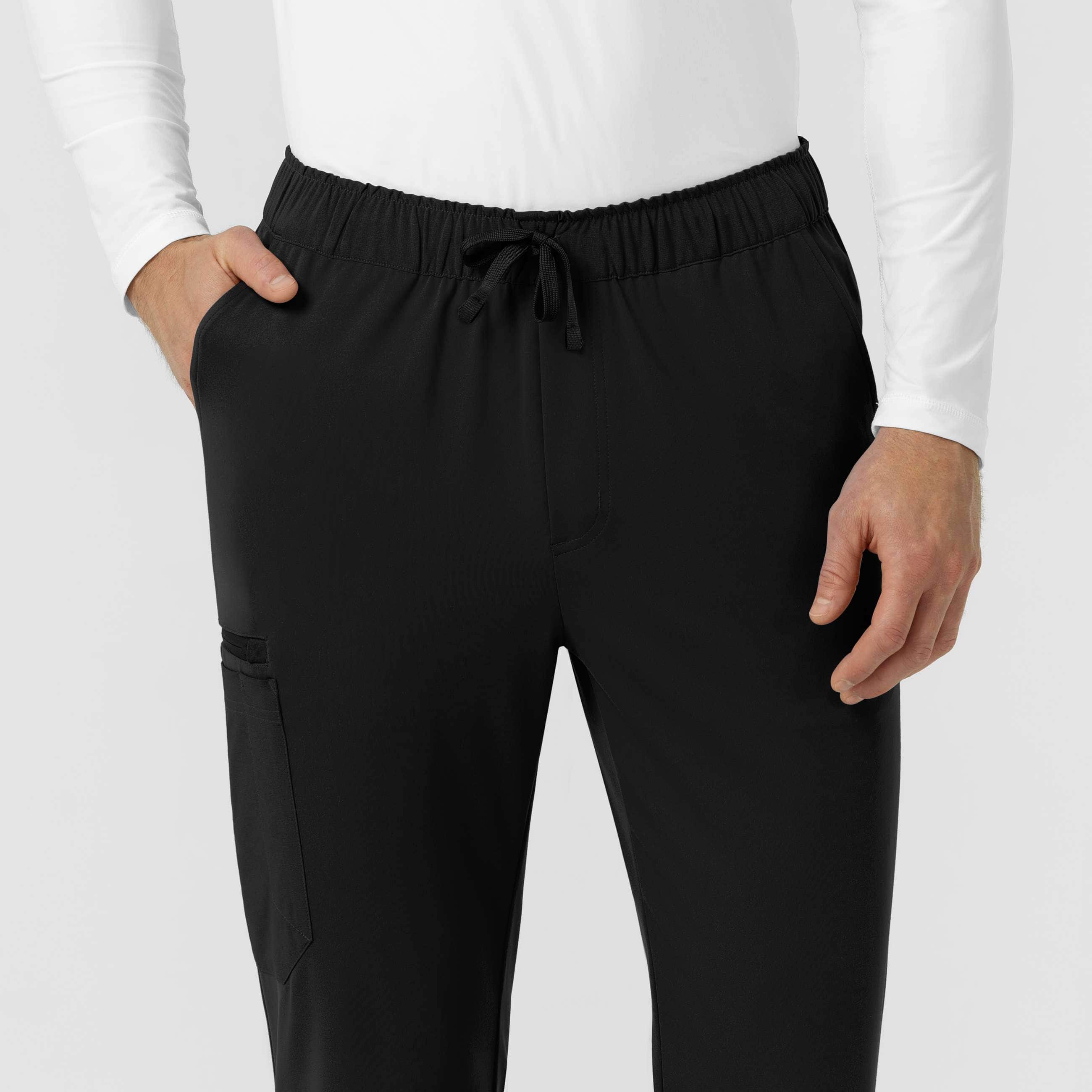 Force cross-flex knit straight leg tapered scrub pant