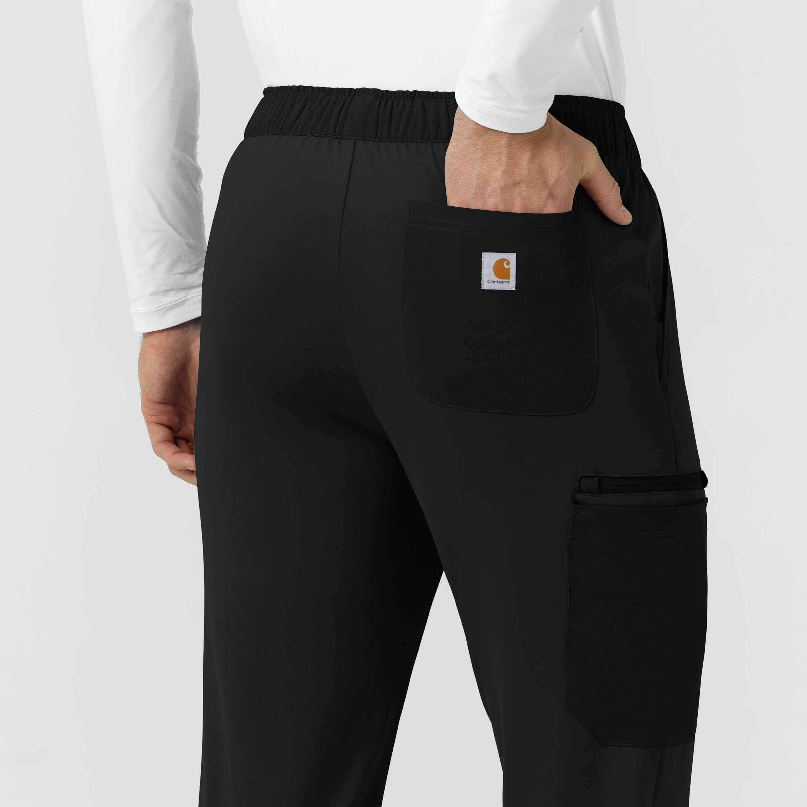 Force cross-flex knit straight leg tapered scrub pant
