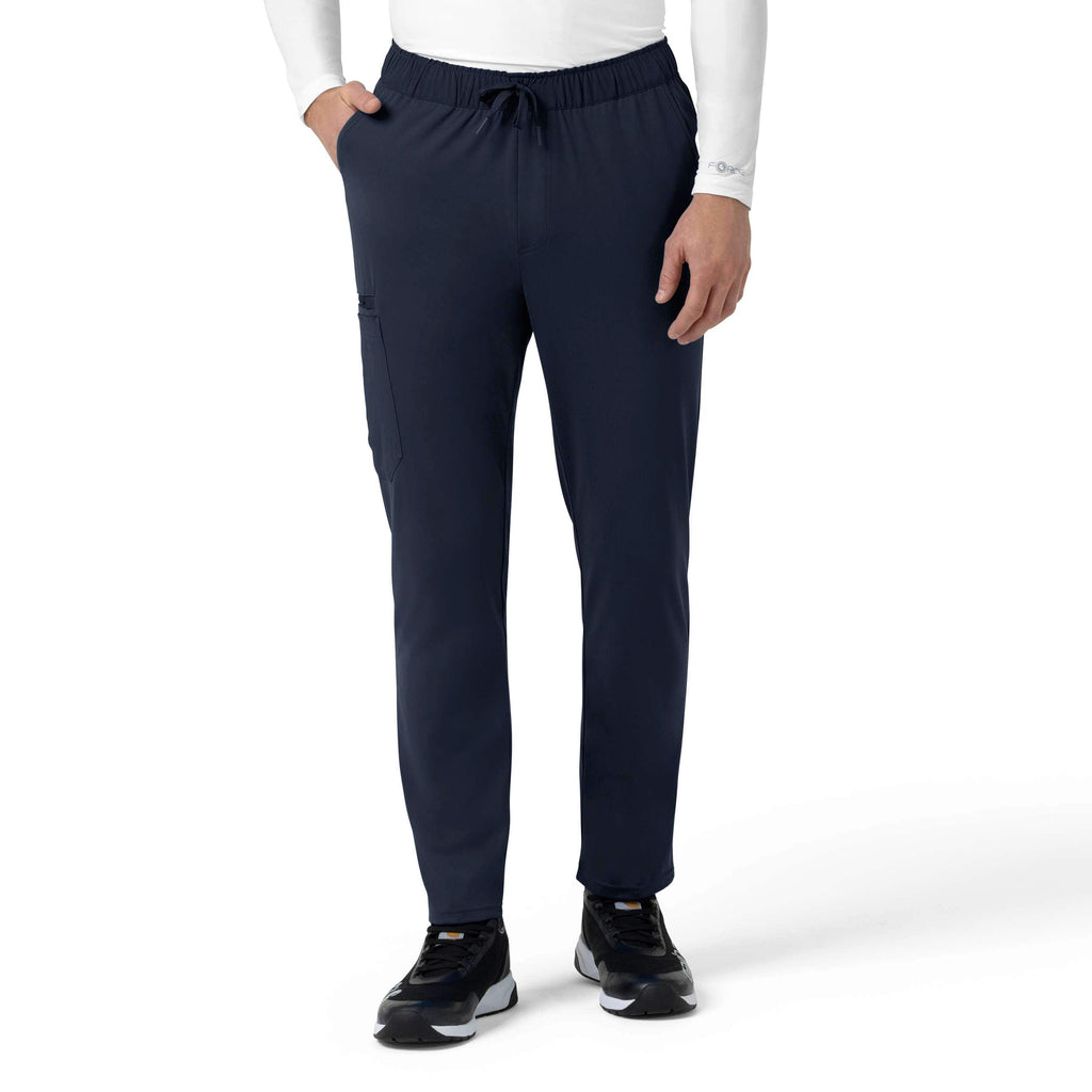Force cross-flex knit straight leg tapered scrub pant