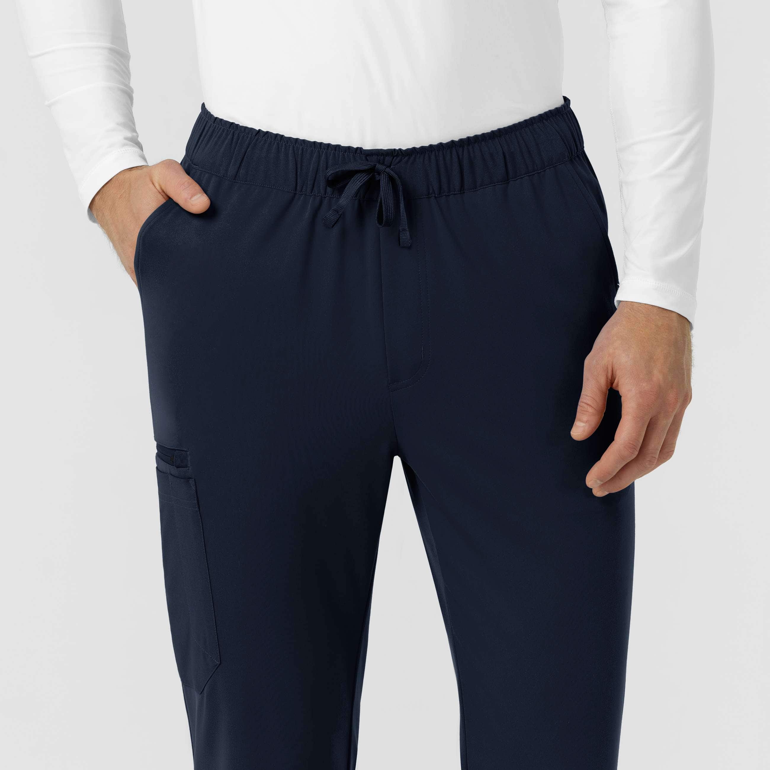 Force cross-flex knit straight leg tapered scrub pant