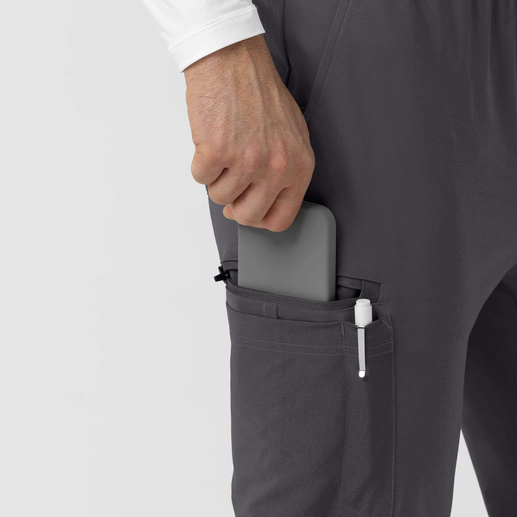 Force cross-flex knit straight leg tapered scrub pant