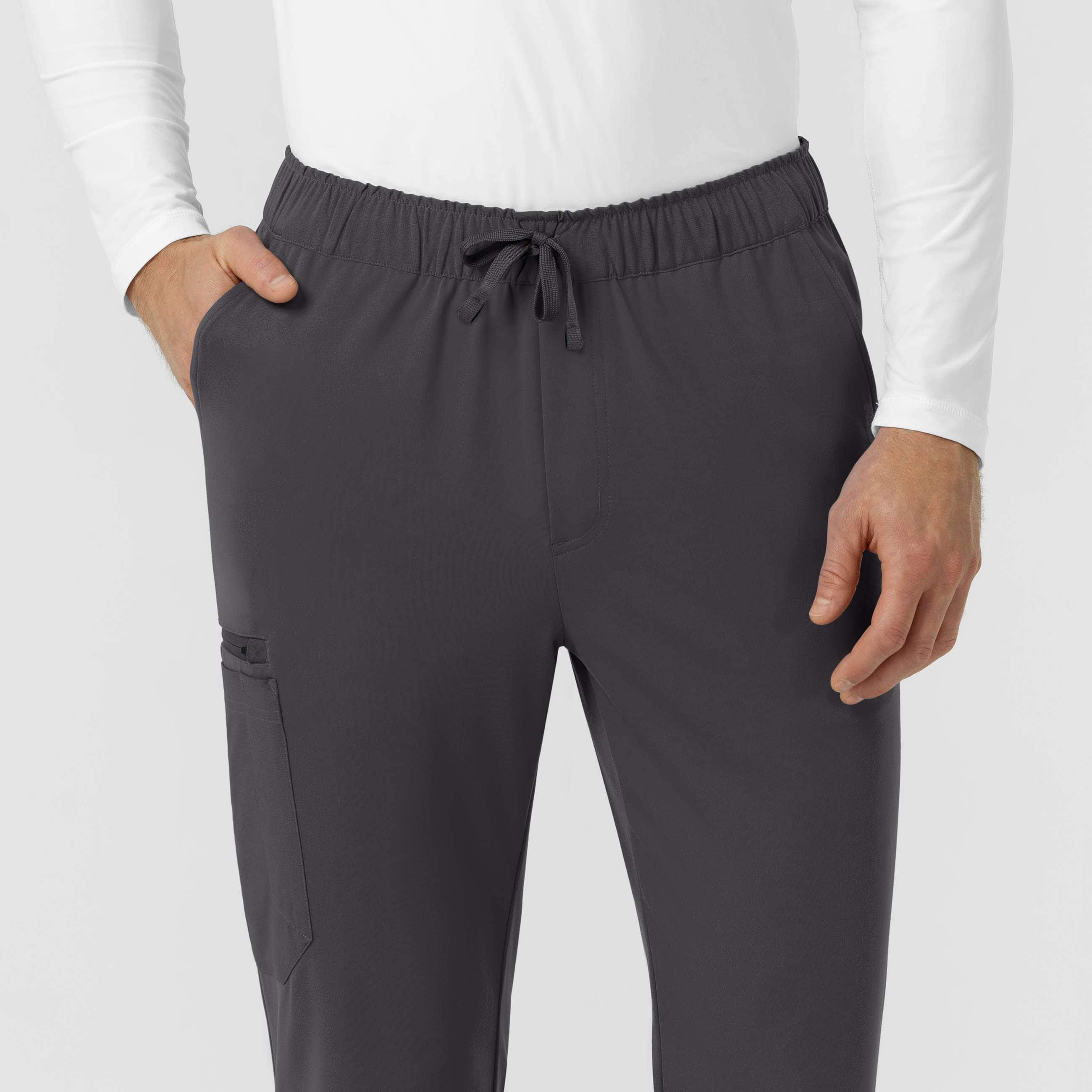 Force cross-flex knit straight leg tapered scrub pant
