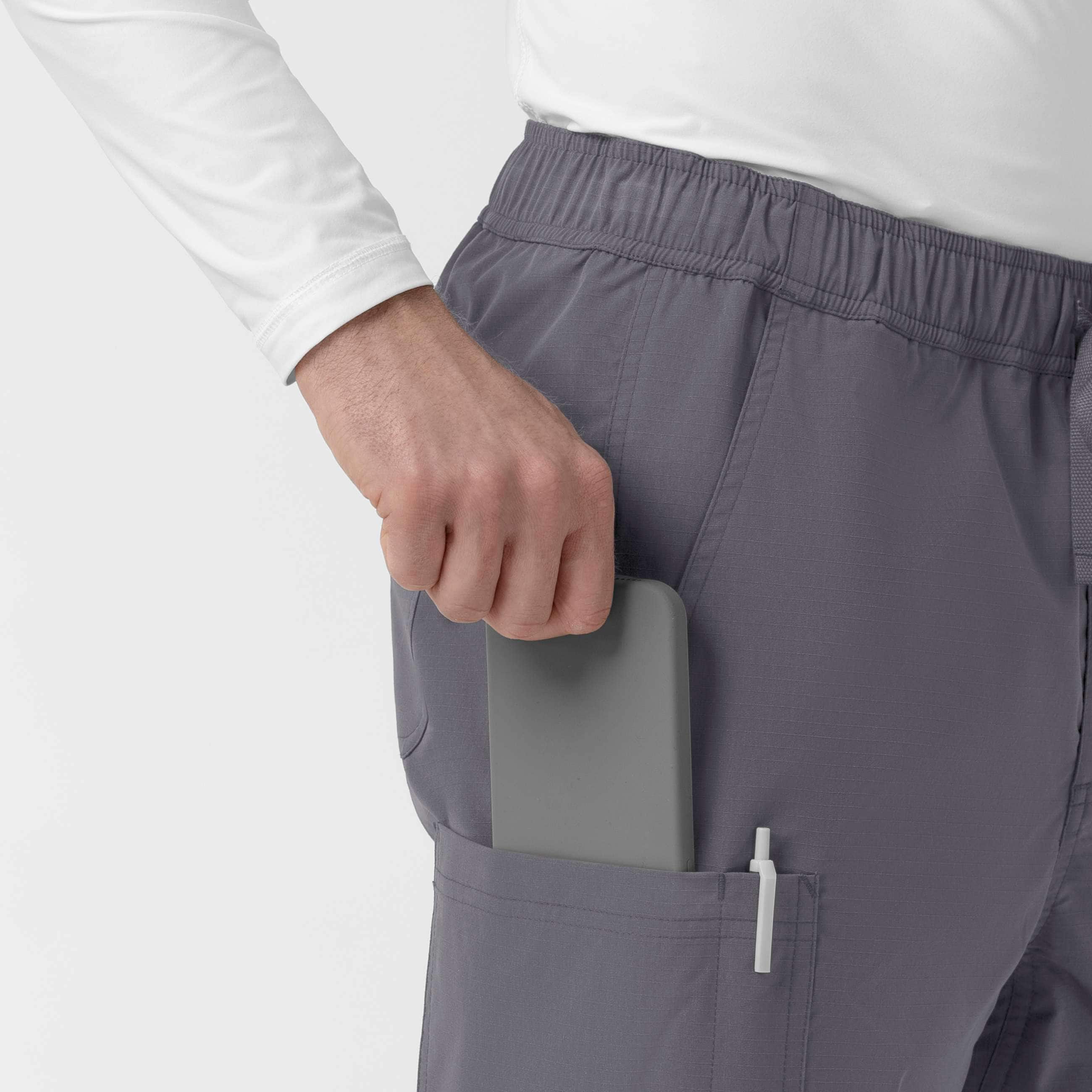 Rugged flex® fld ripstop straight leg cargo scrub pant