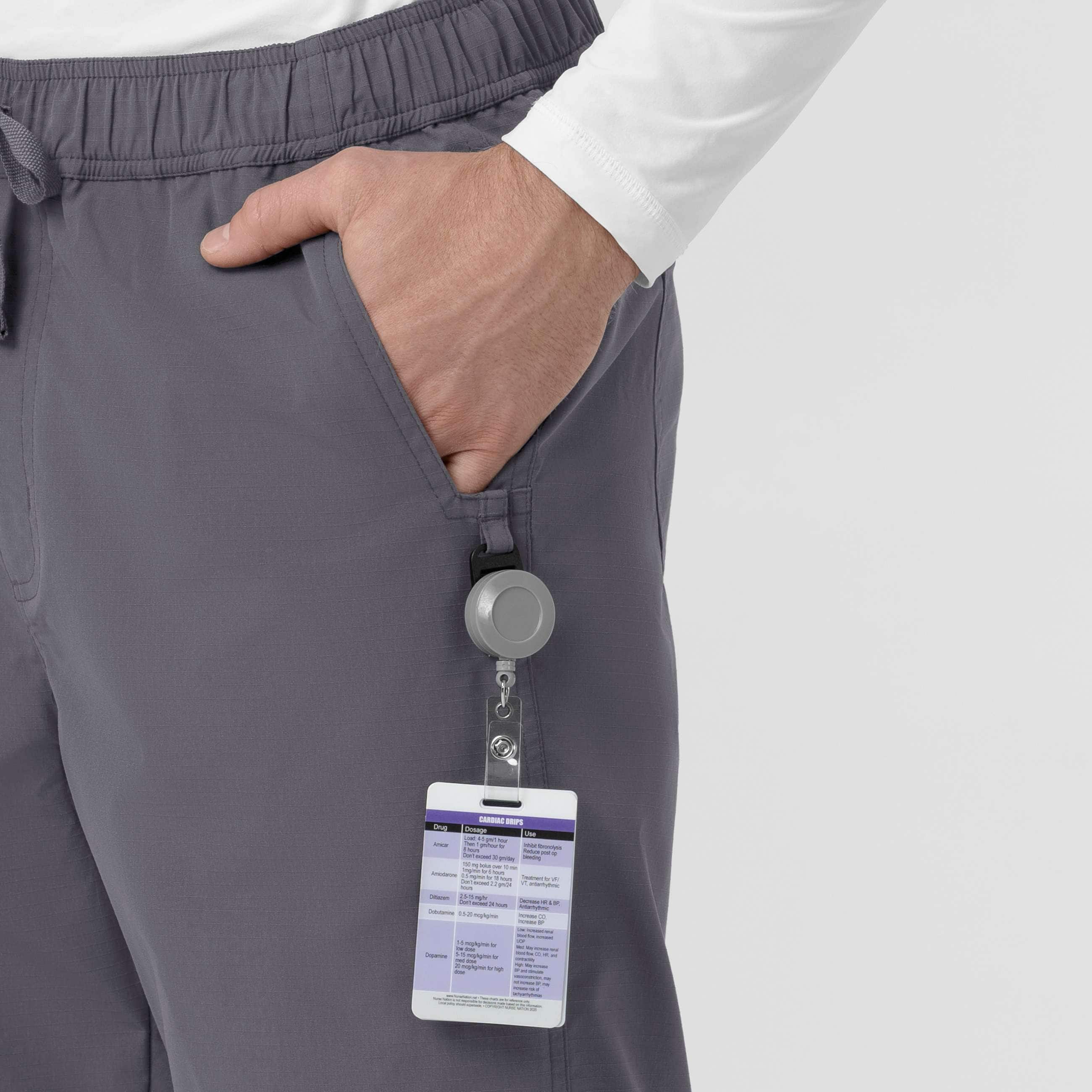 Rugged flex® fld ripstop straight leg cargo scrub pant