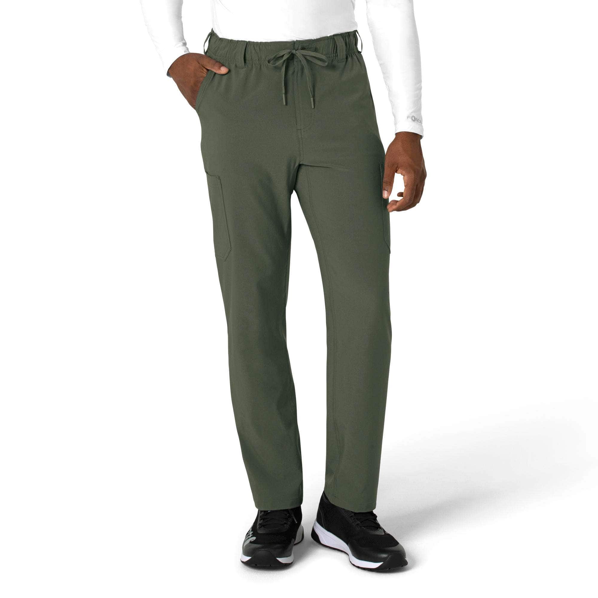 Force cross-flex men's straight leg scrub pant