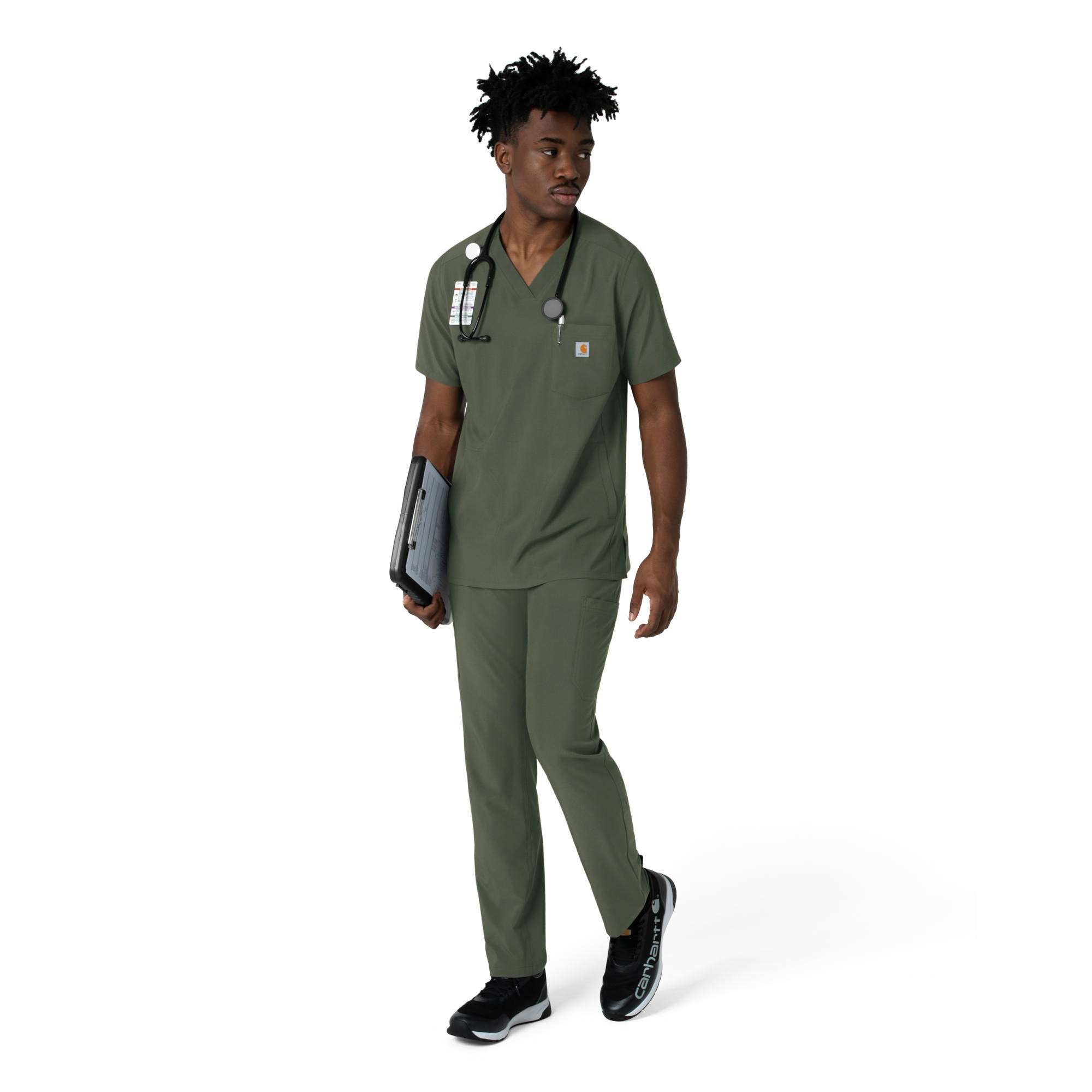 Force cross-flex men's straight leg scrub pant