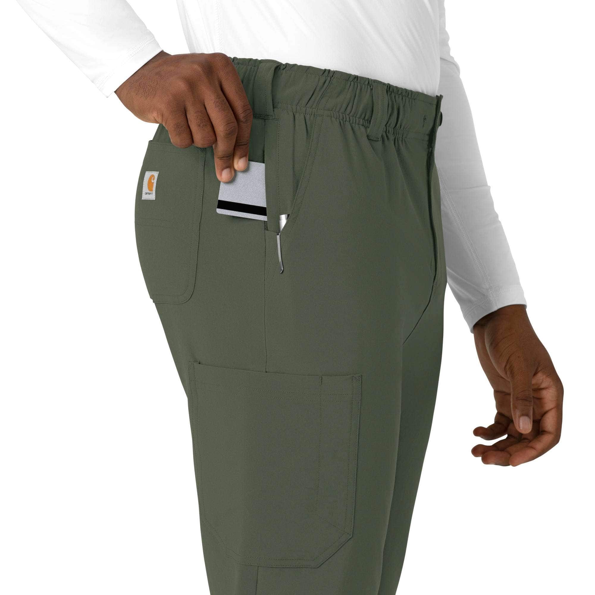 Force cross-flex men's straight leg scrub pant