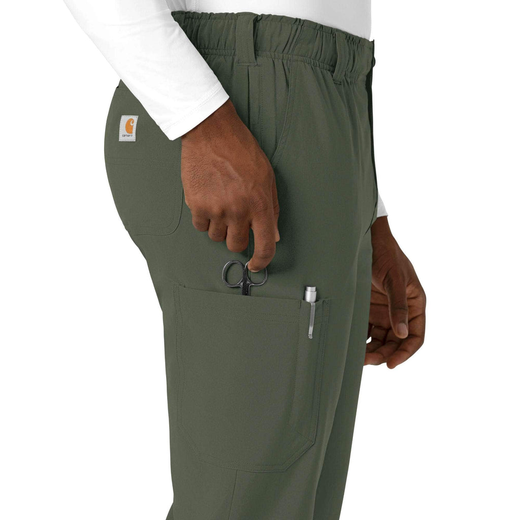 Force cross-flex men's straight leg scrub pant