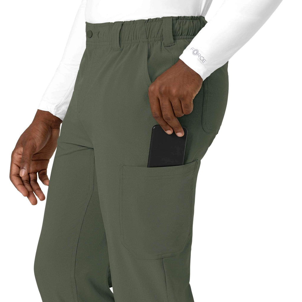 Force cross-flex men's straight leg scrub pant