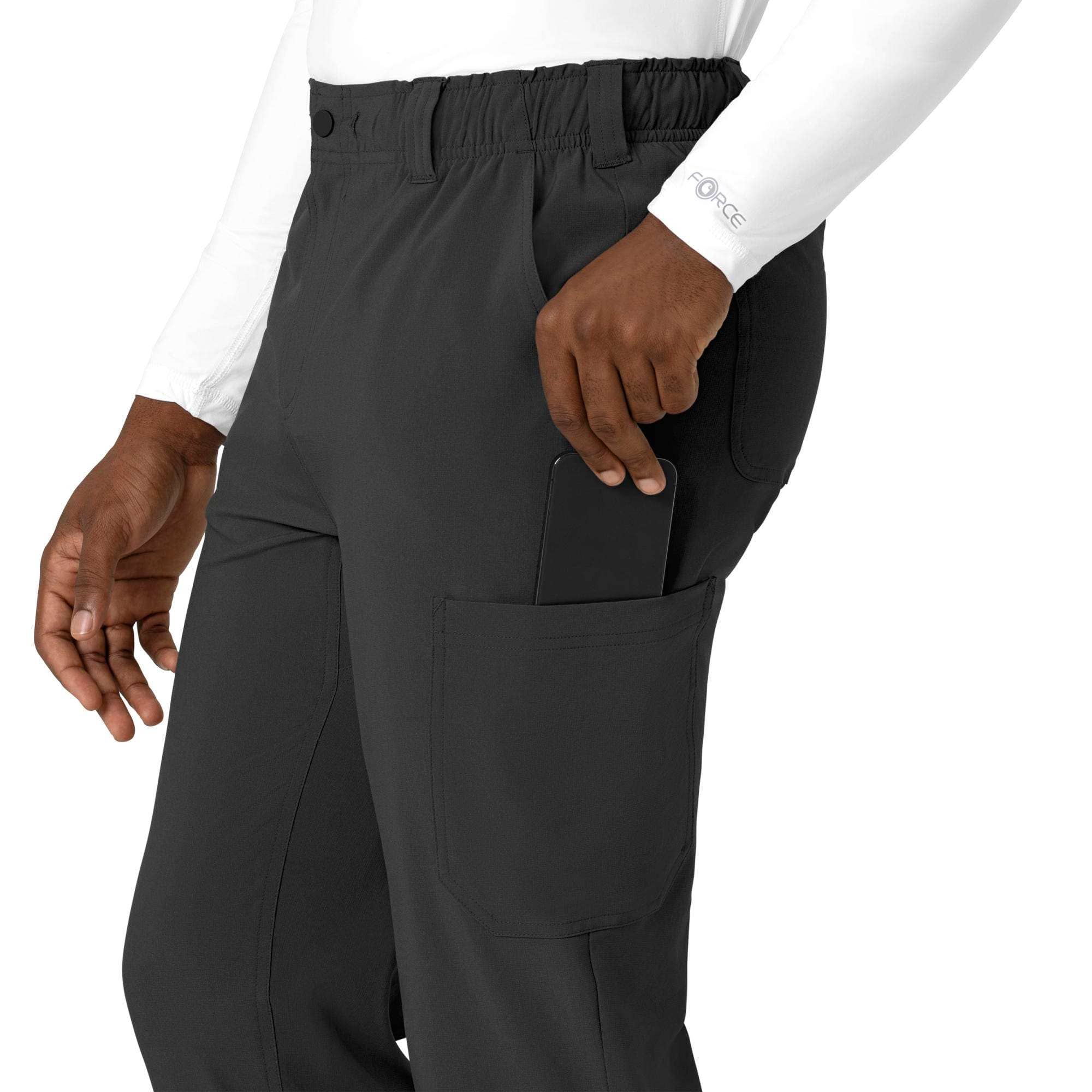 Force cross-flex men's straight leg scrub pant