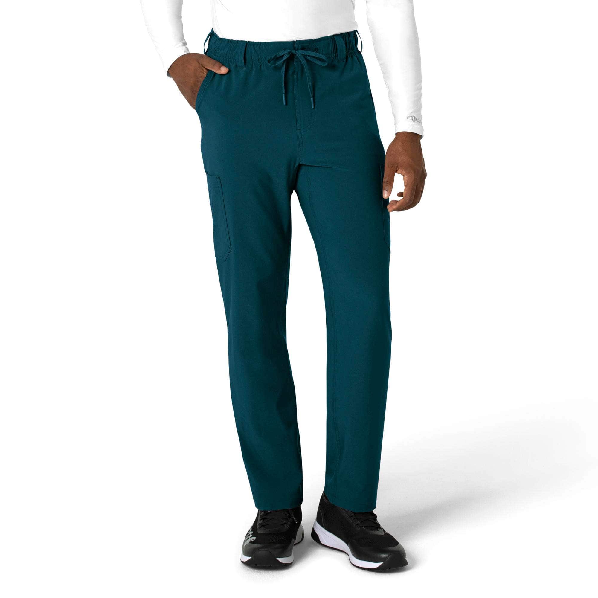 Force cross-flex men's straight leg scrub pant