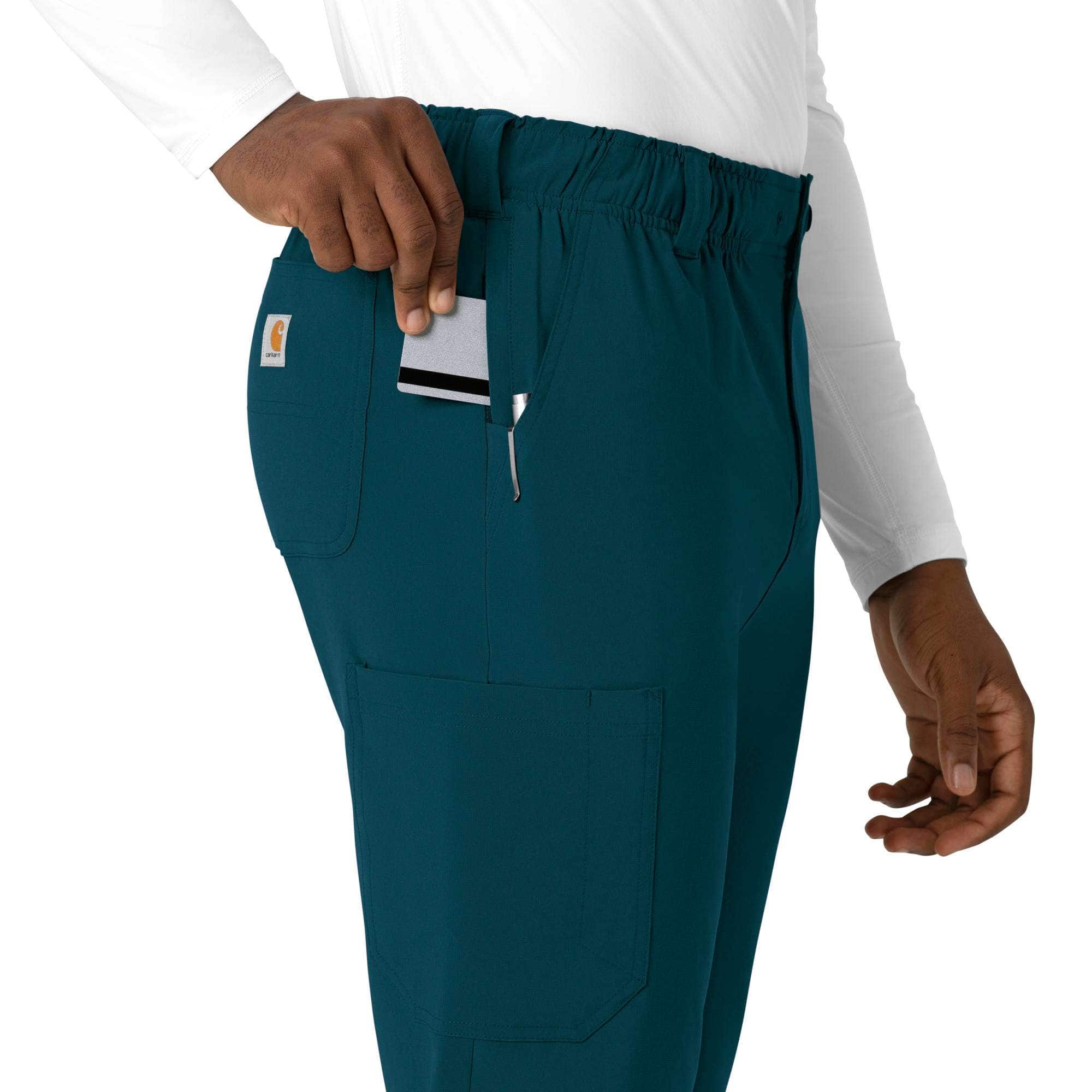 Force cross-flex men's straight leg scrub pant