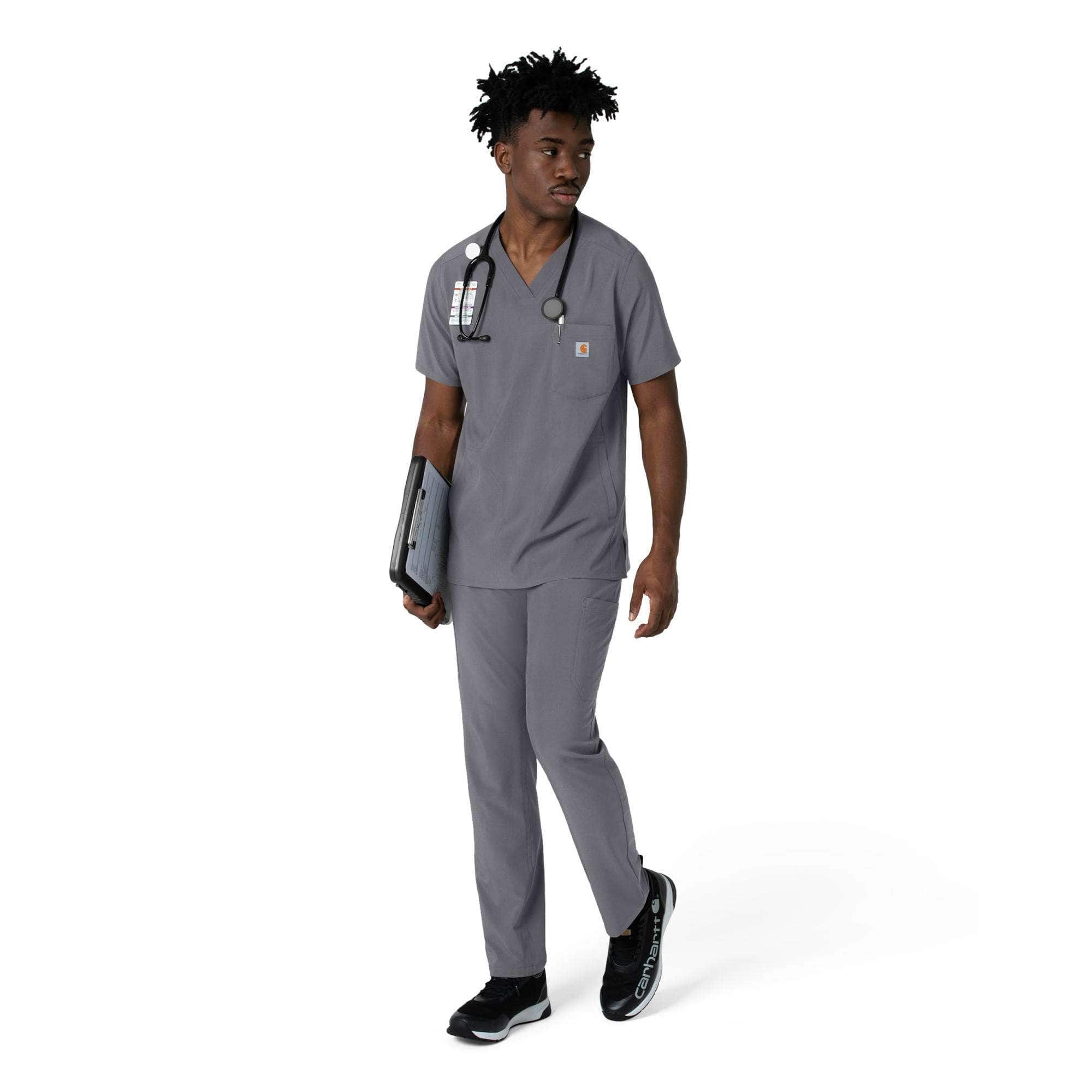 Force cross-flex men's straight leg scrub pant
