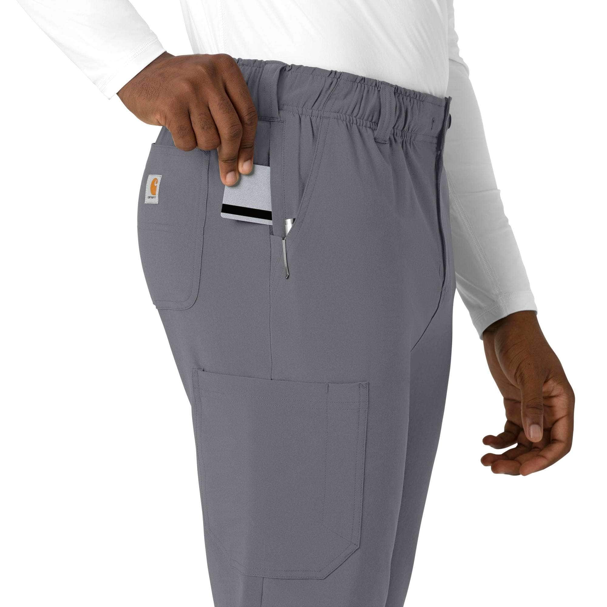 Force cross-flex men's straight leg scrub pant