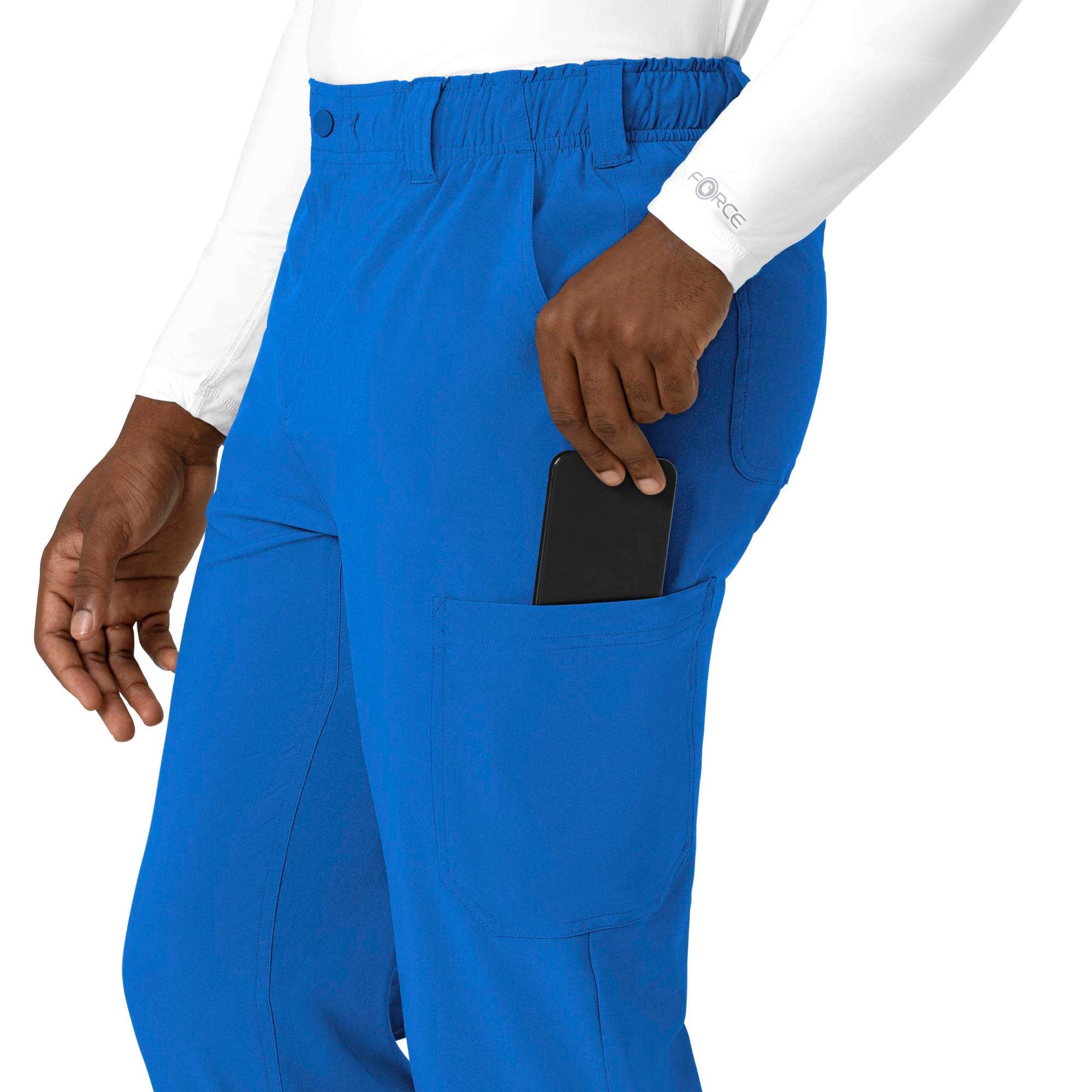 Force cross-flex men's straight leg scrub pant