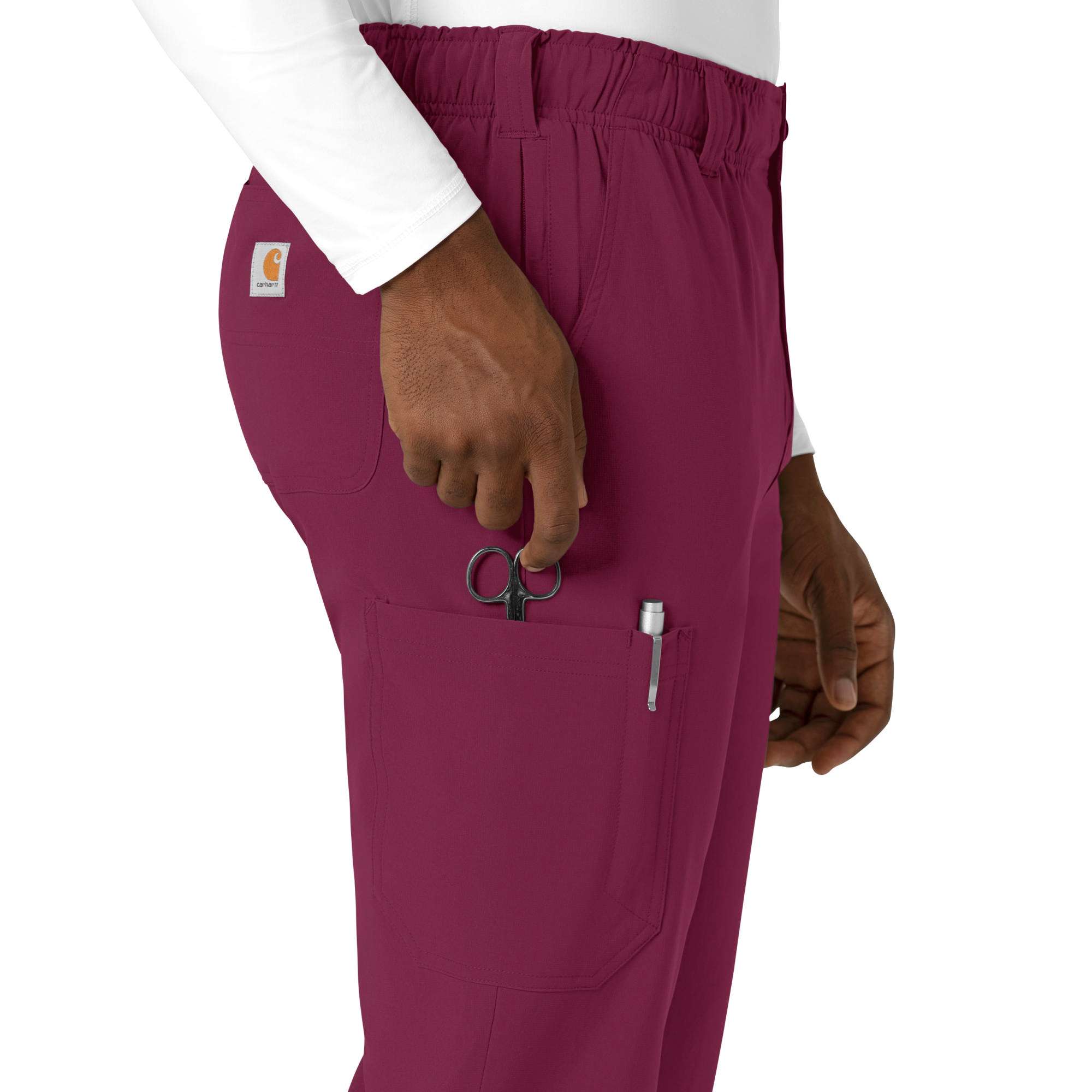 Force cross-flex men's straight leg scrub pant