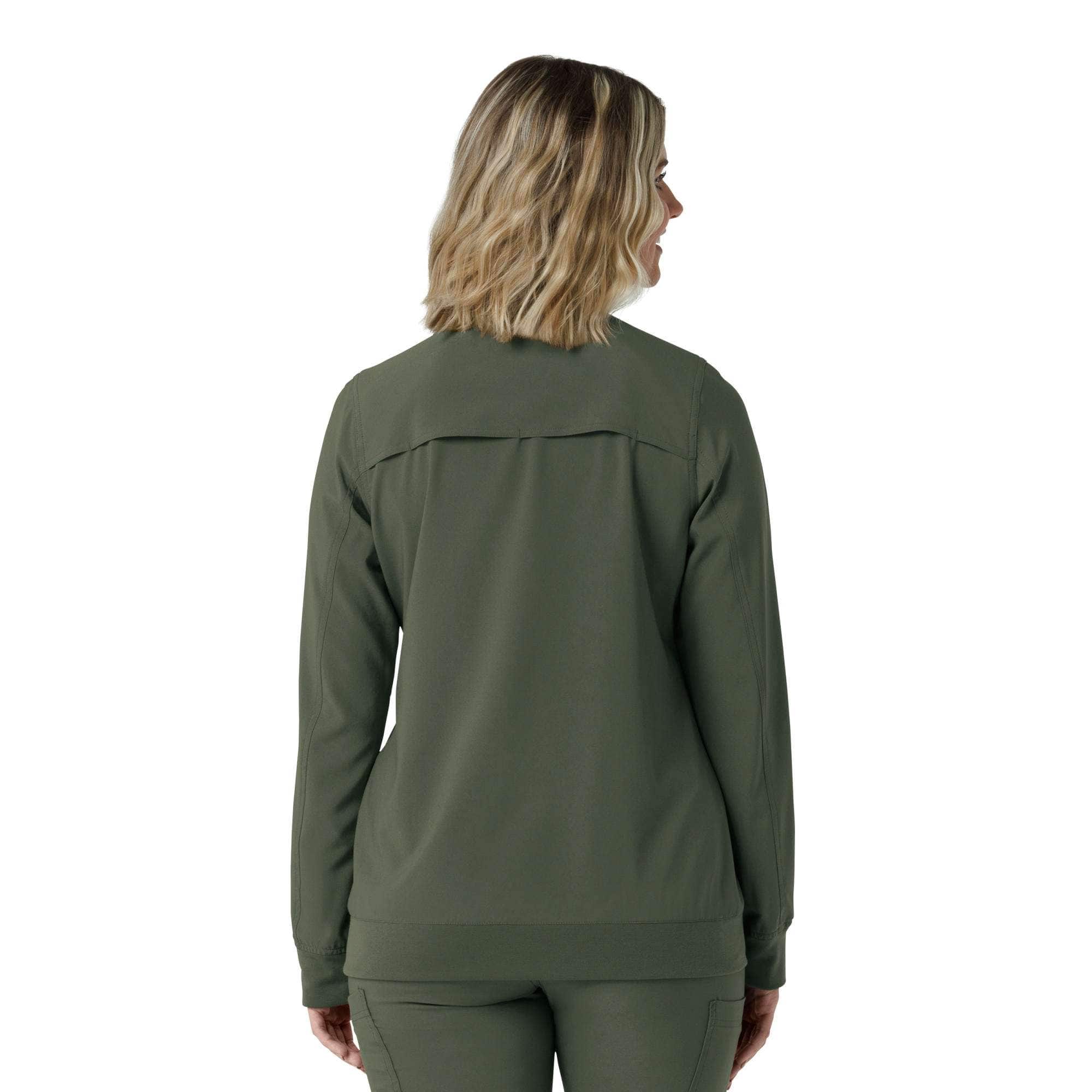 Women's force cross-flex lightweight scrub jacket