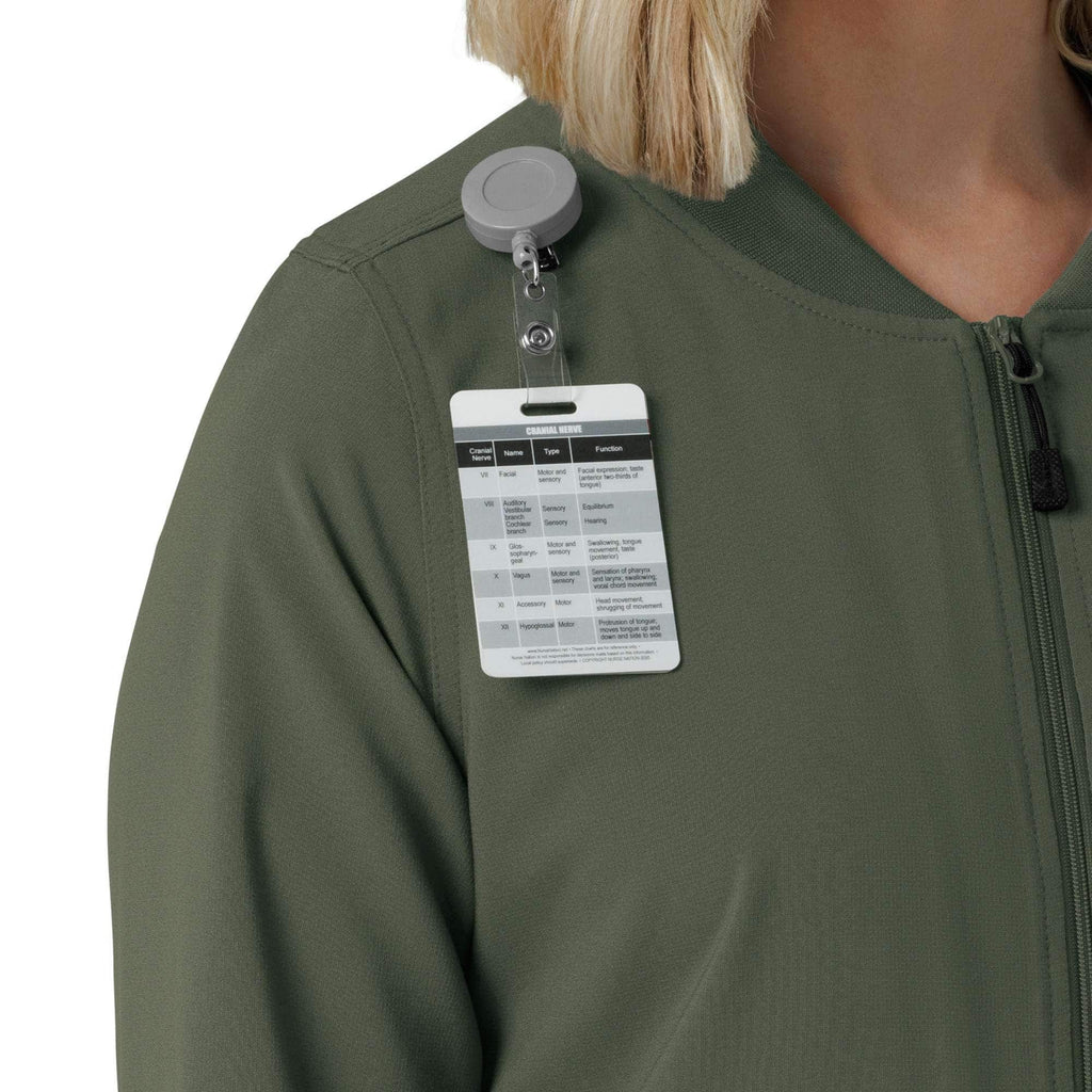 Women's force cross-flex lightweight scrub jacket