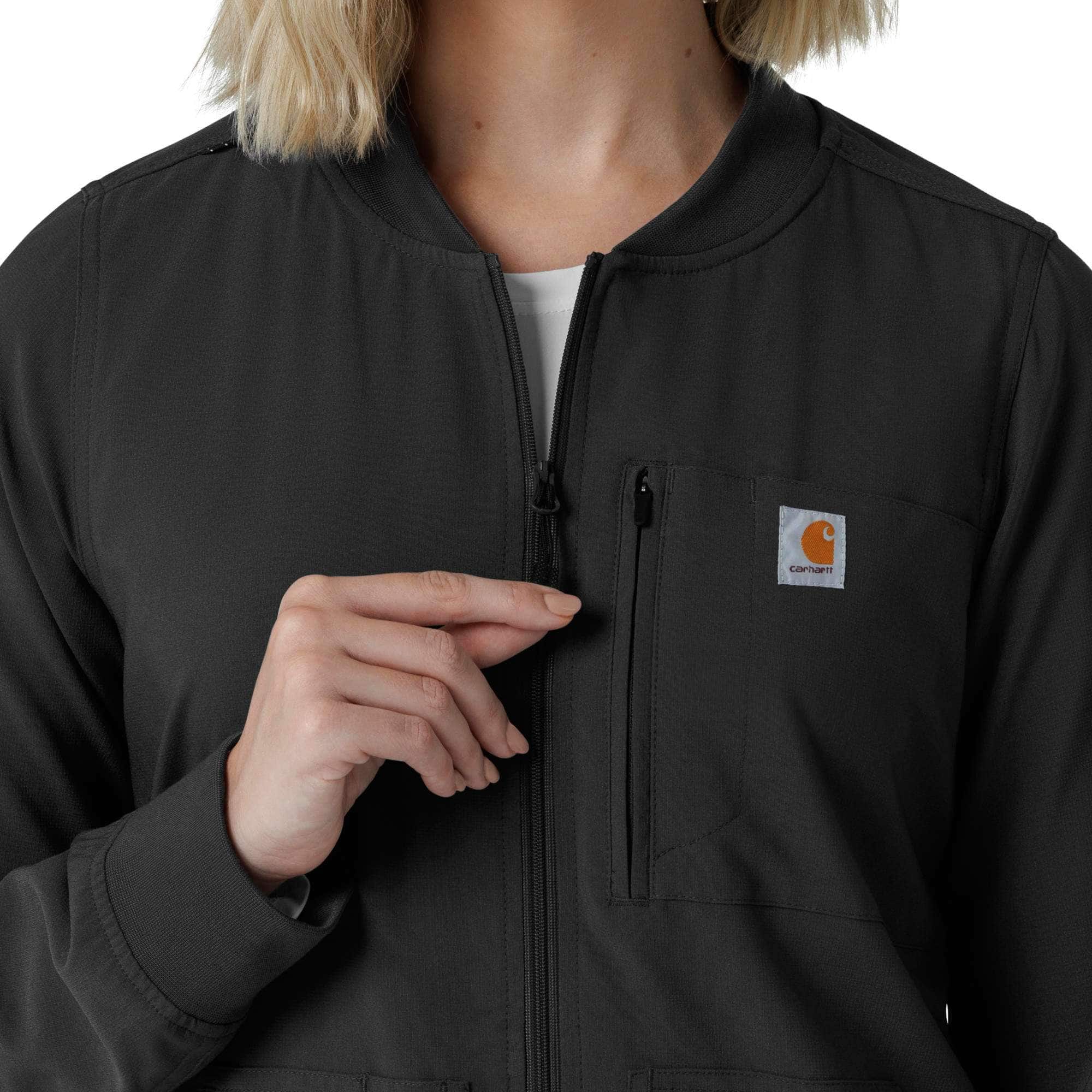 Women's force cross-flex lightweight scrub jacket