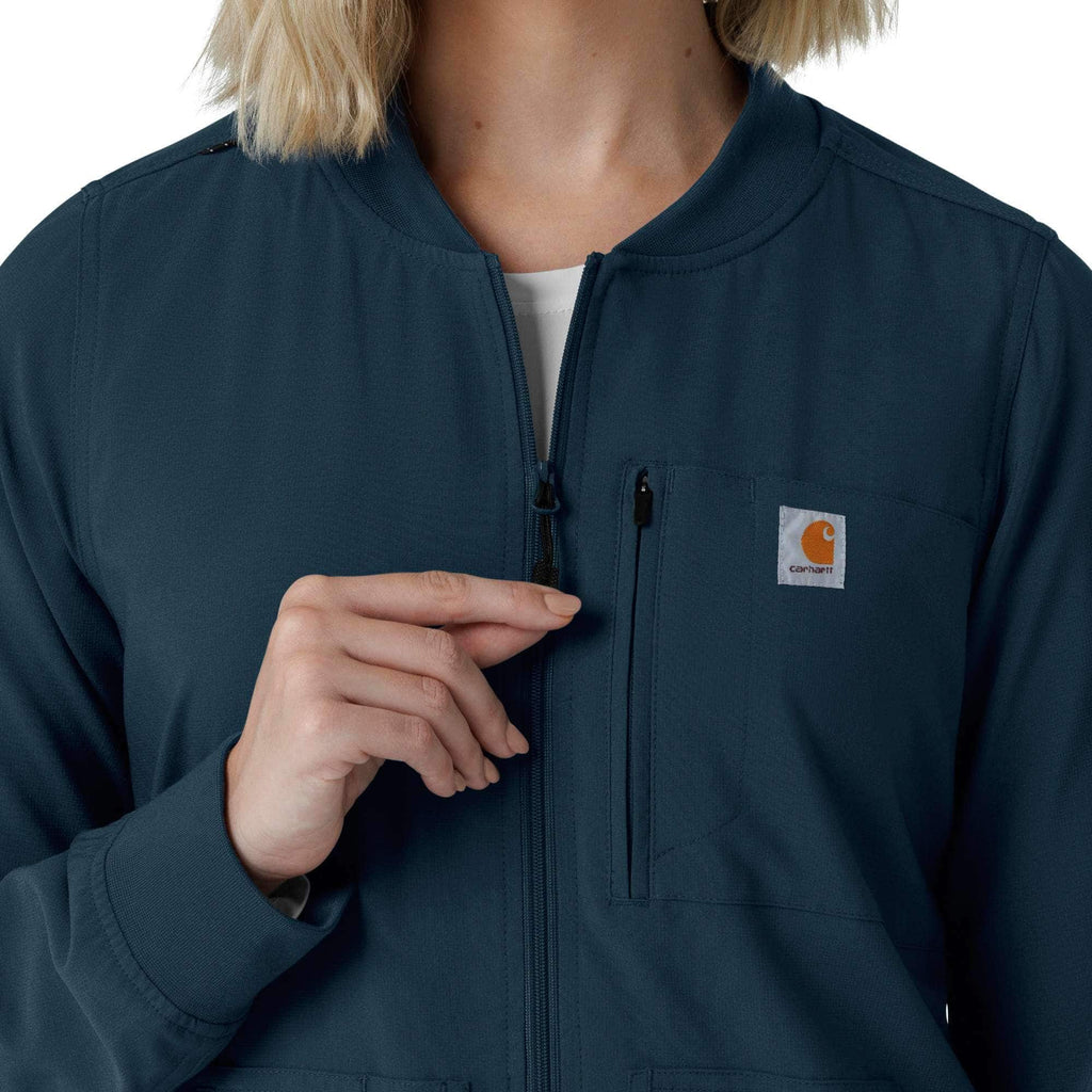 Women's force cross-flex lightweight scrub jacket