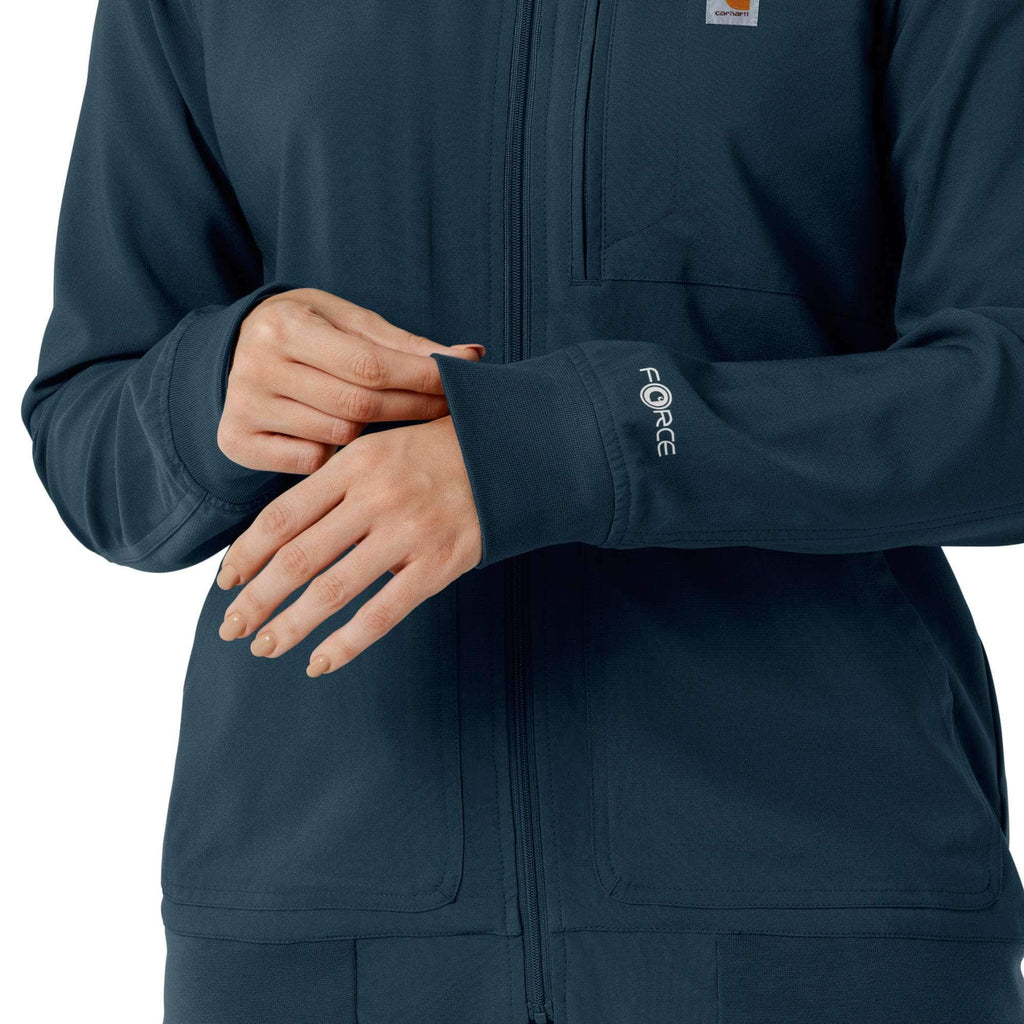 Women's force cross-flex lightweight scrub jacket