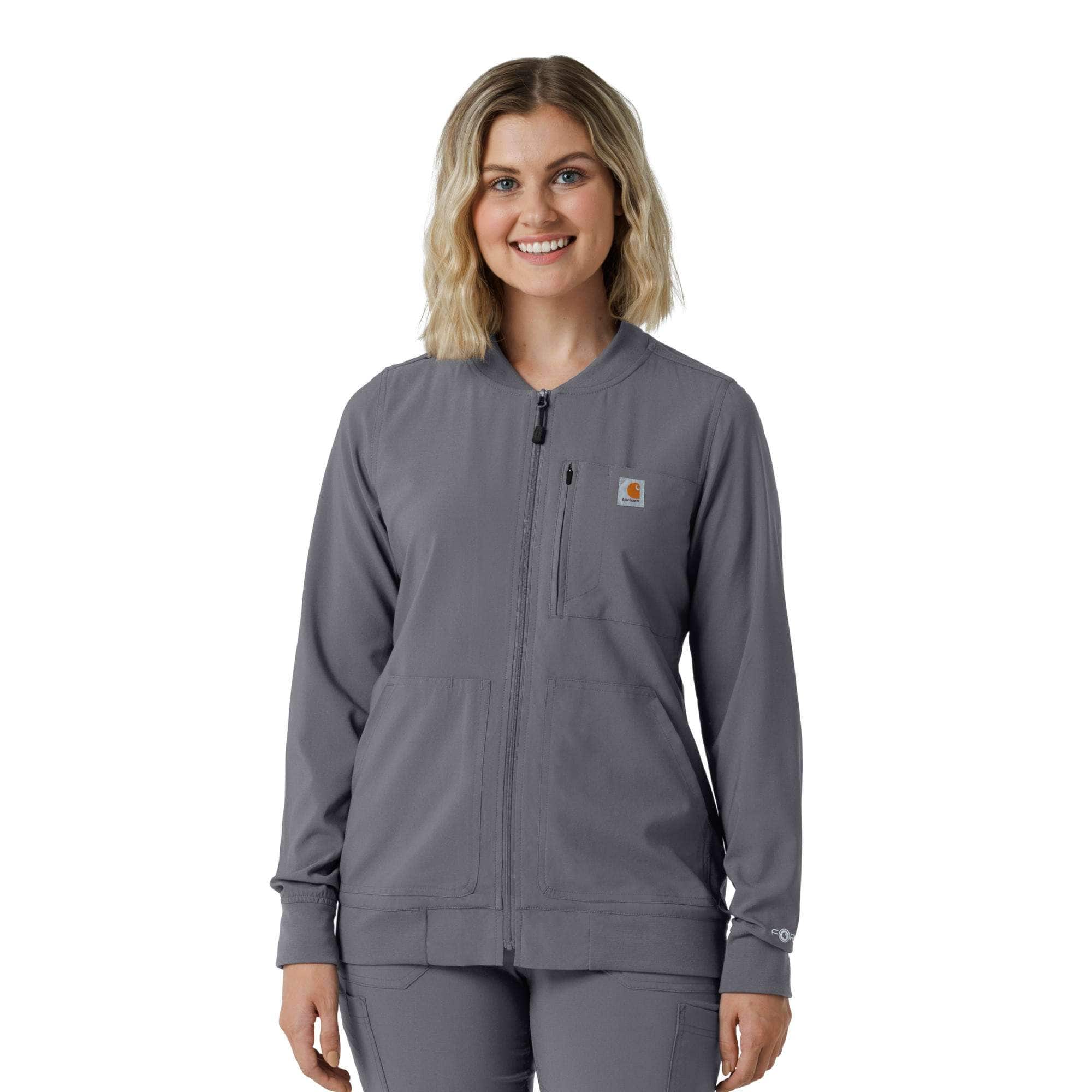 Women's force cross-flex lightweight scrub jacket
