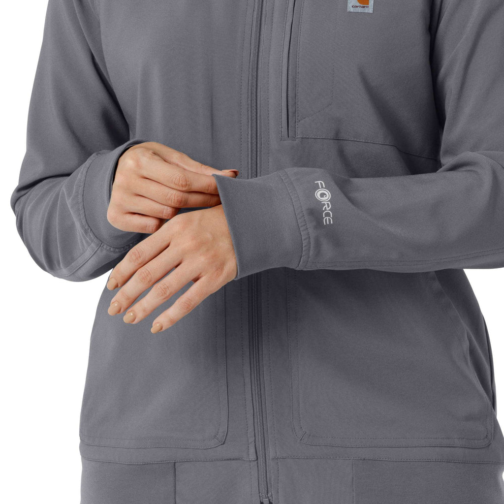 Women's force cross-flex lightweight scrub jacket