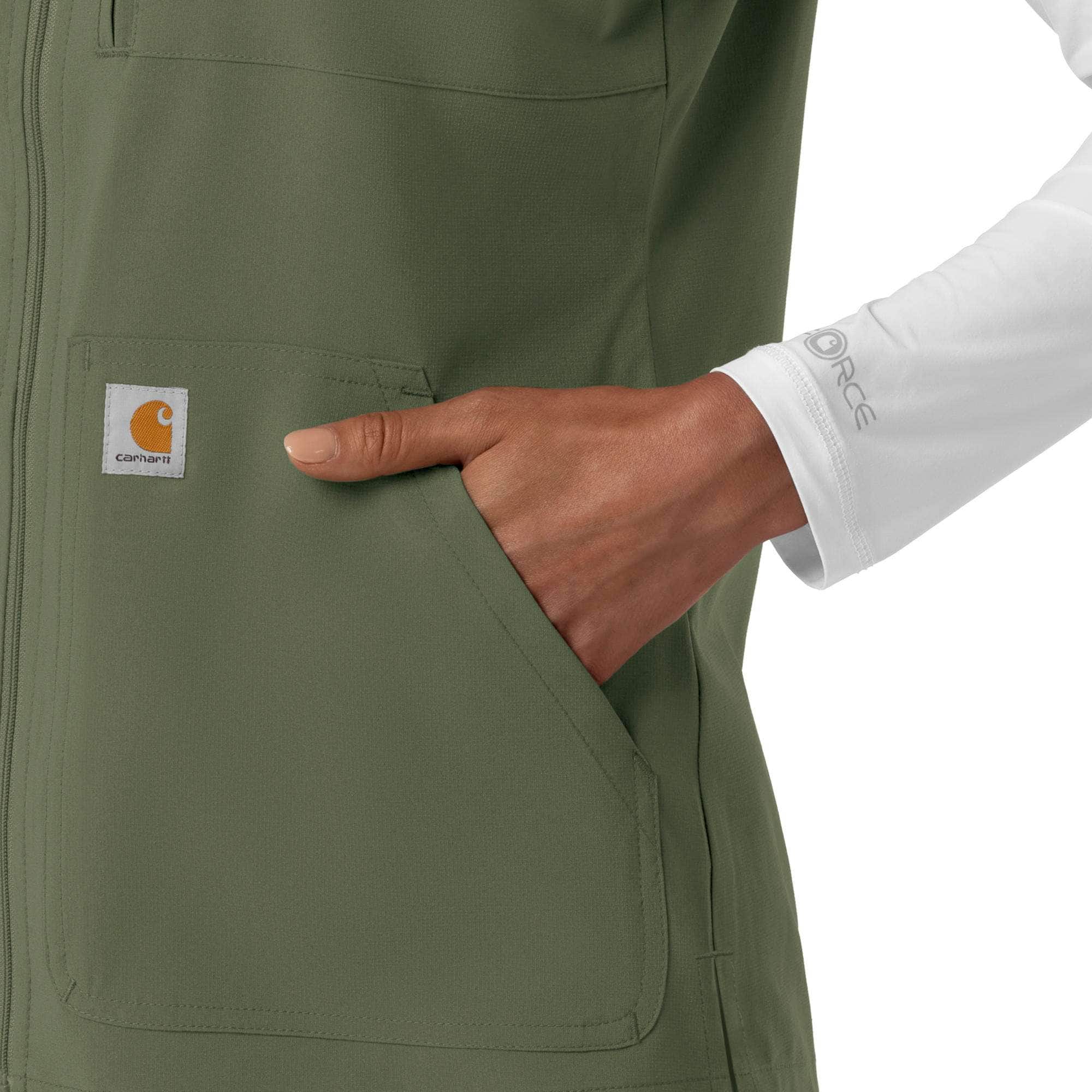 Women's force cross-flex lightweight scrub vest