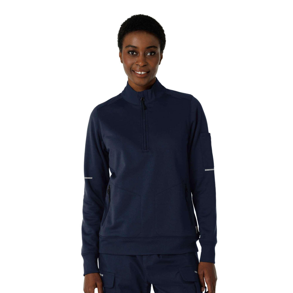 Women's rugged flex® rscu scrub half zip