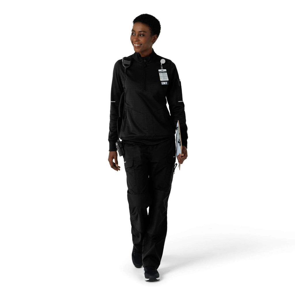Women's rugged flex® rscu scrub half zip