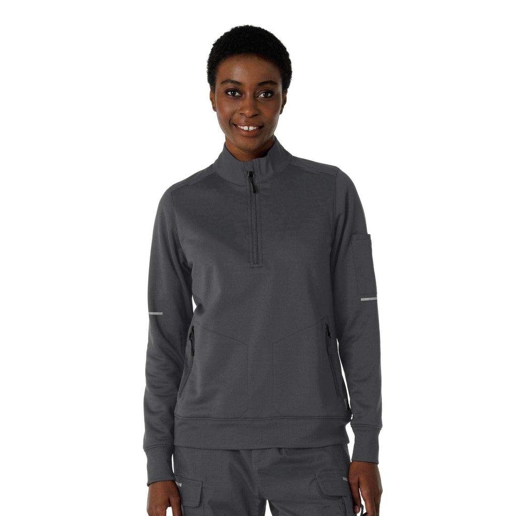 Women's rugged flex® rscu scrub half zip