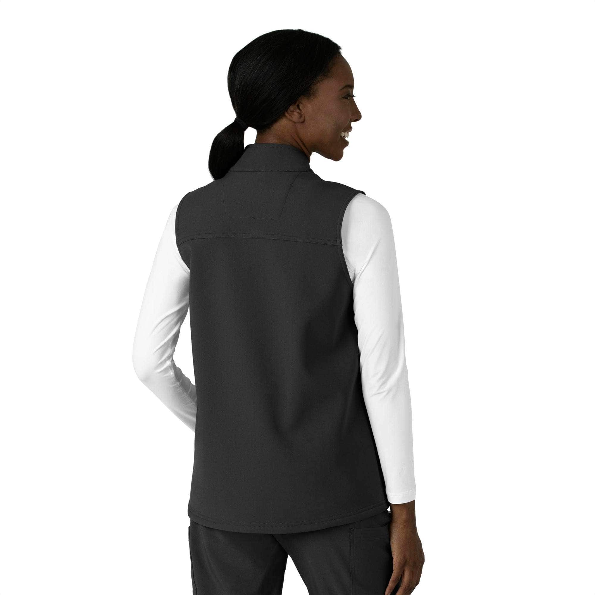Women's rugged flex® bonded fleece scrub vest