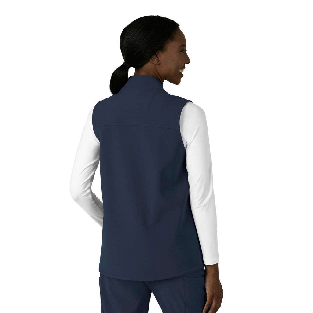 Women's rugged flex® bonded fleece scrub vest
